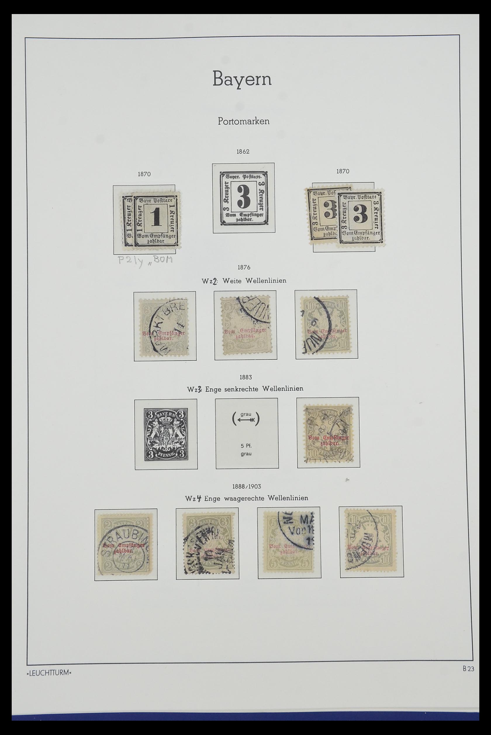 34315 084 - Postzegelverzameling 34315 Oud Duitse Staten 1849-1920.