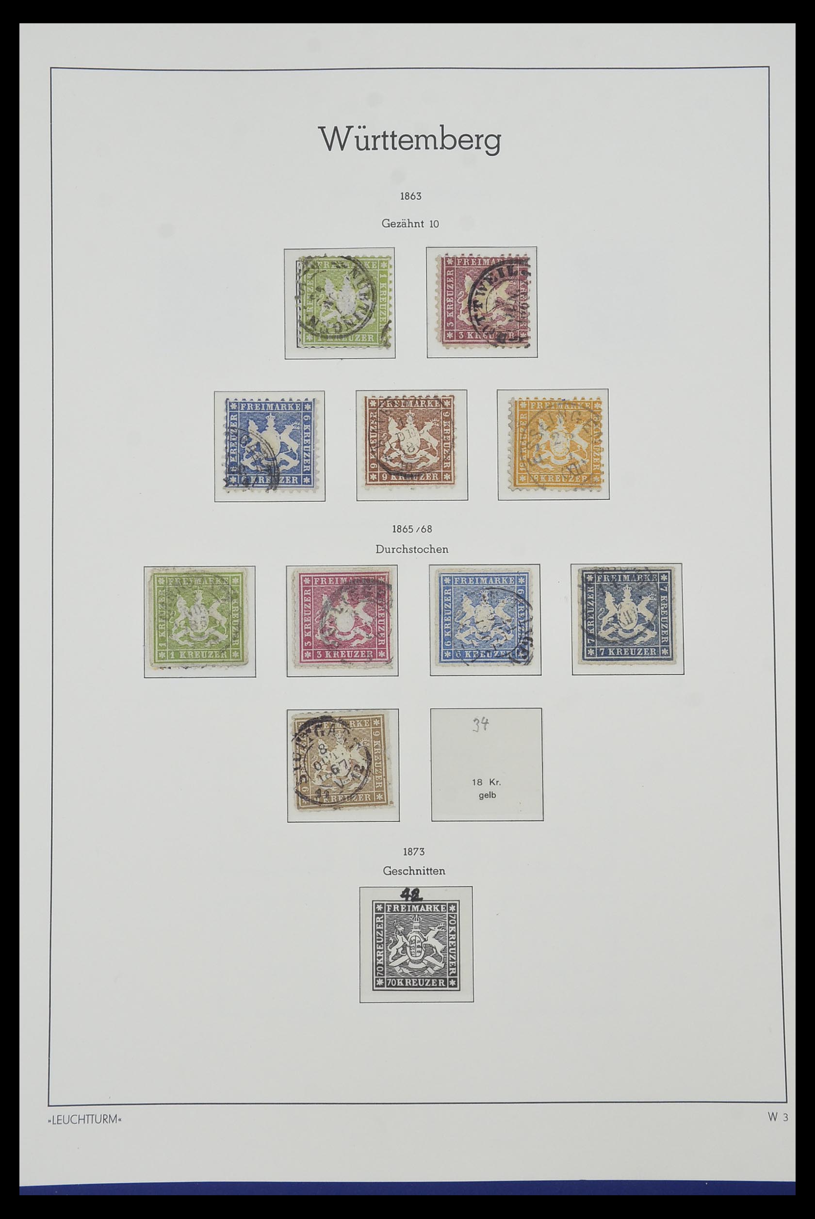 34315 088 - Postzegelverzameling 34315 Oud Duitse Staten 1849-1920.