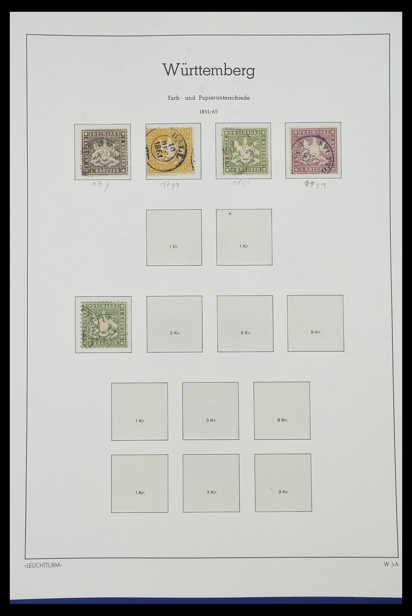 34315 089 - Postzegelverzameling 34315 Oud Duitse Staten 1849-1920.