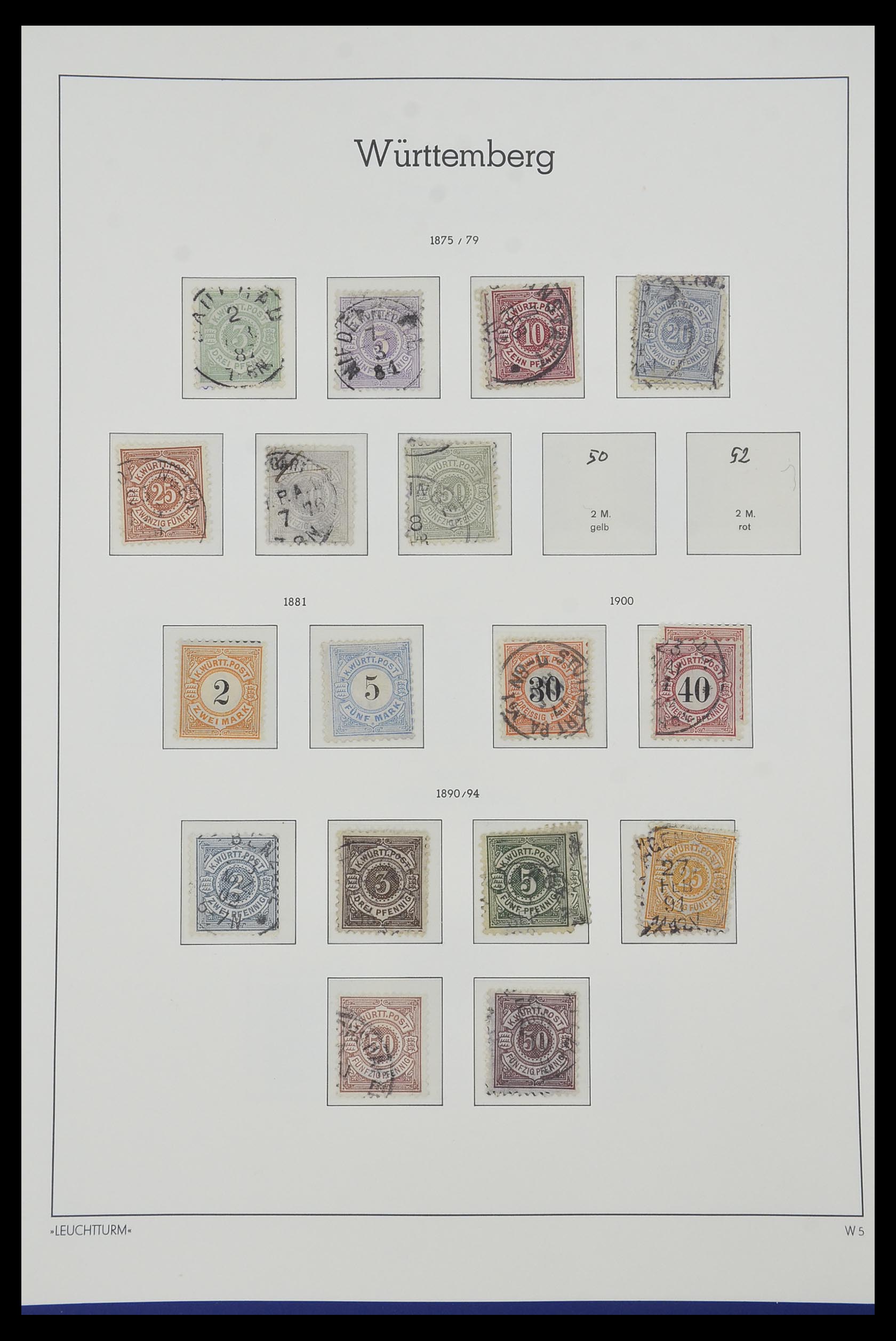 34315 091 - Stamp collection 34315 Old German States 1849-1920.