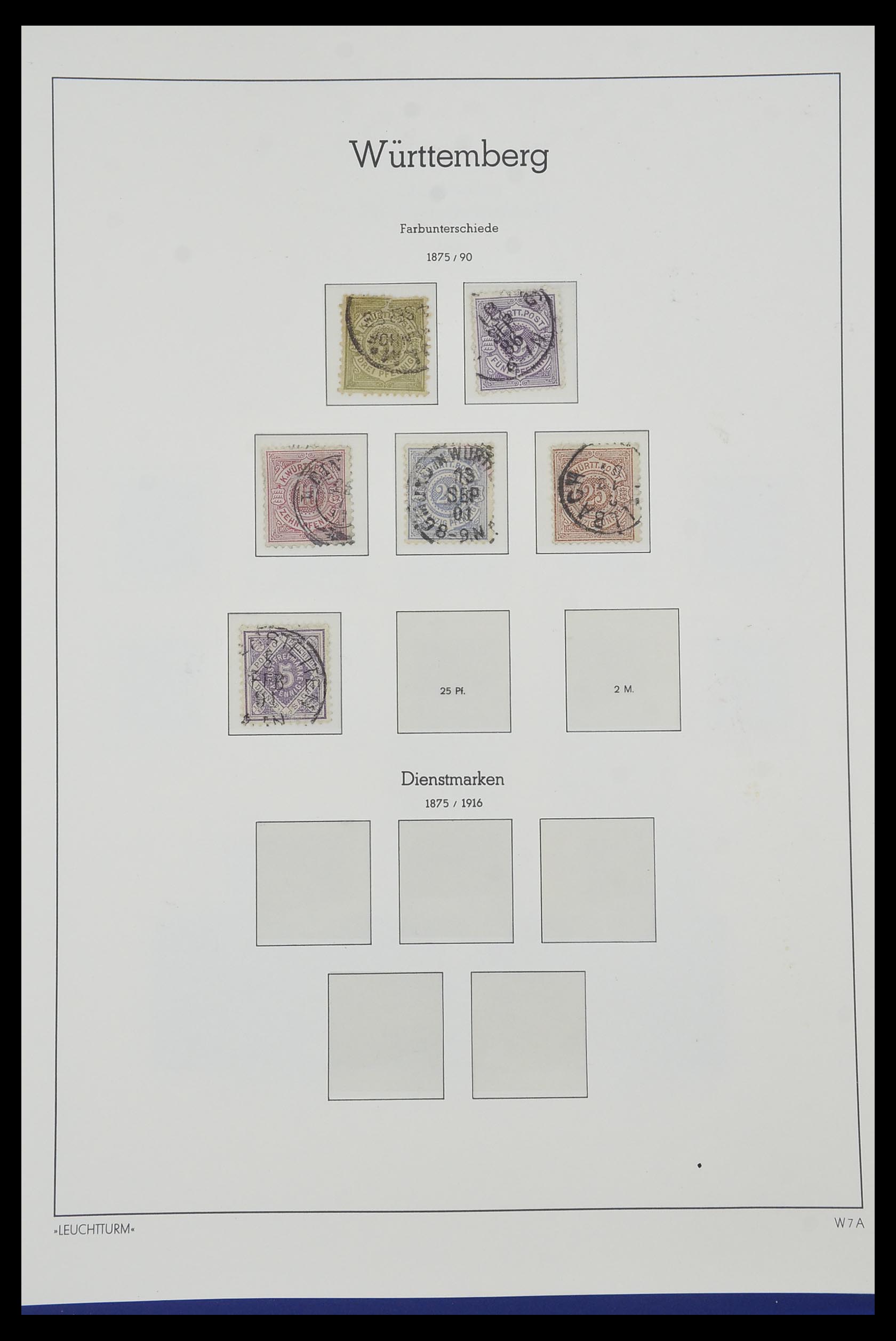 34315 096 - Postzegelverzameling 34315 Oud Duitse Staten 1849-1920.