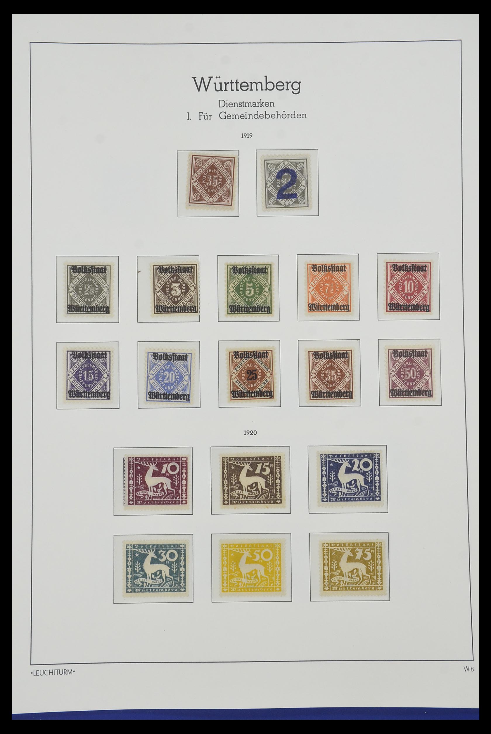 34315 098 - Postzegelverzameling 34315 Oud Duitse Staten 1849-1920.
