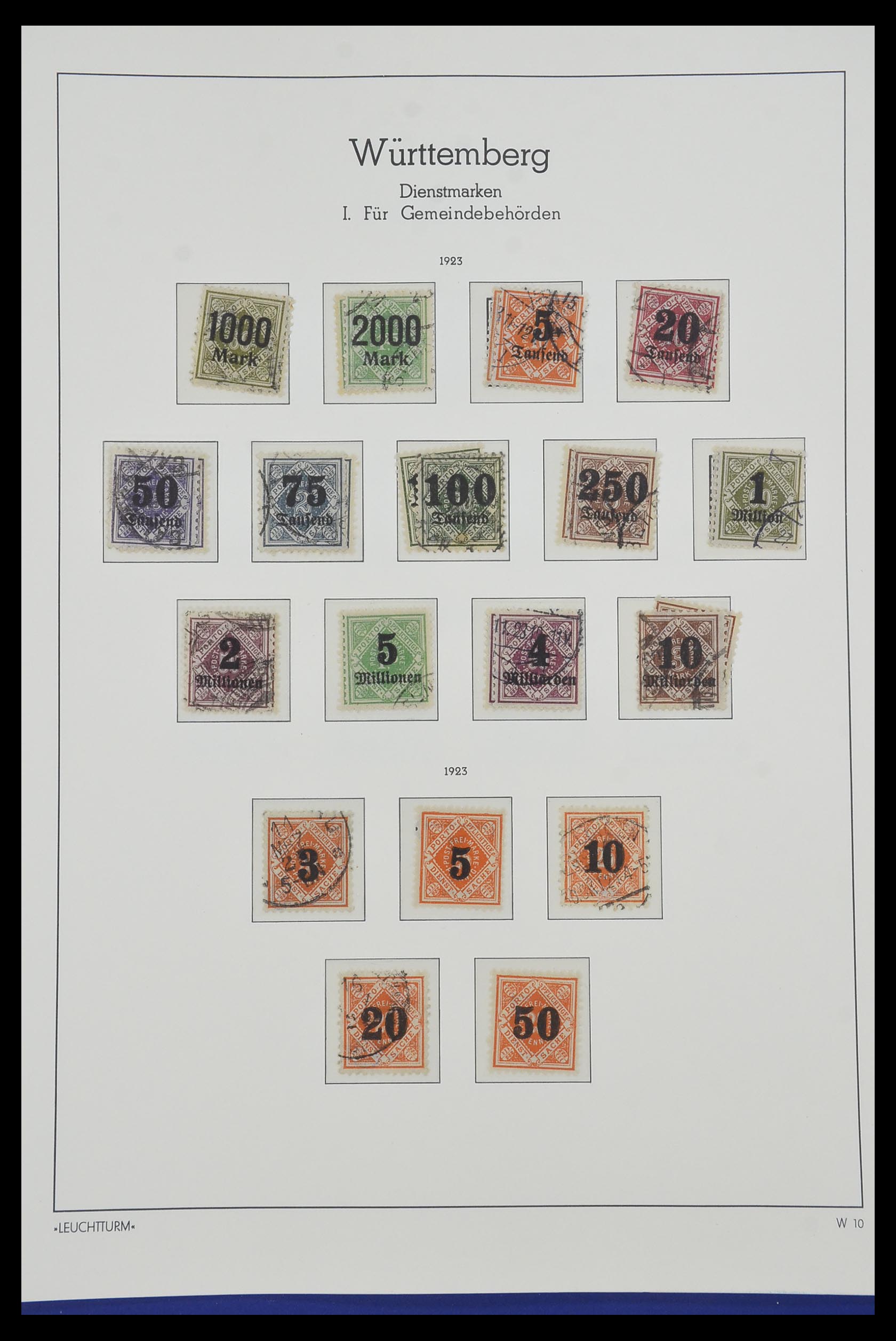 34315 100 - Stamp collection 34315 Old German States 1849-1920.