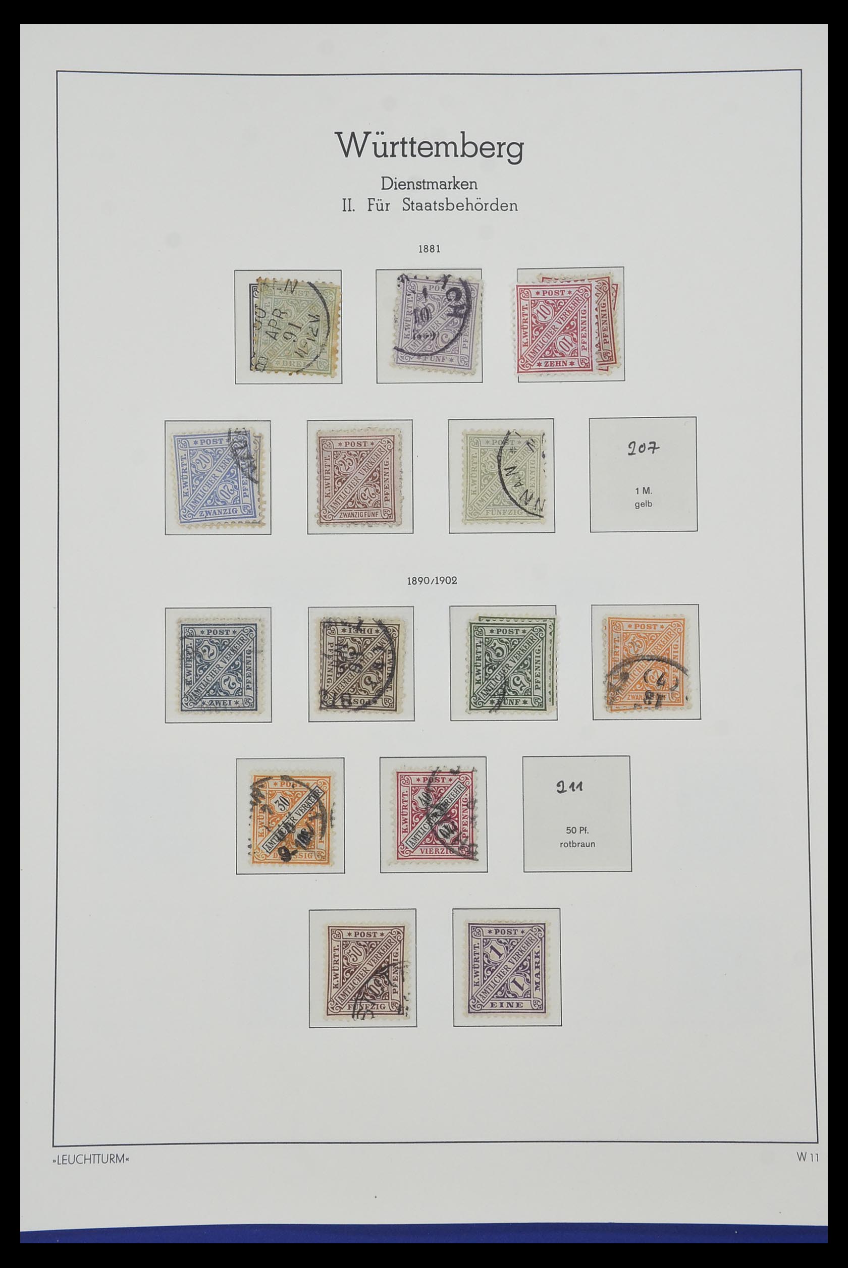 34315 101 - Postzegelverzameling 34315 Oud Duitse Staten 1849-1920.
