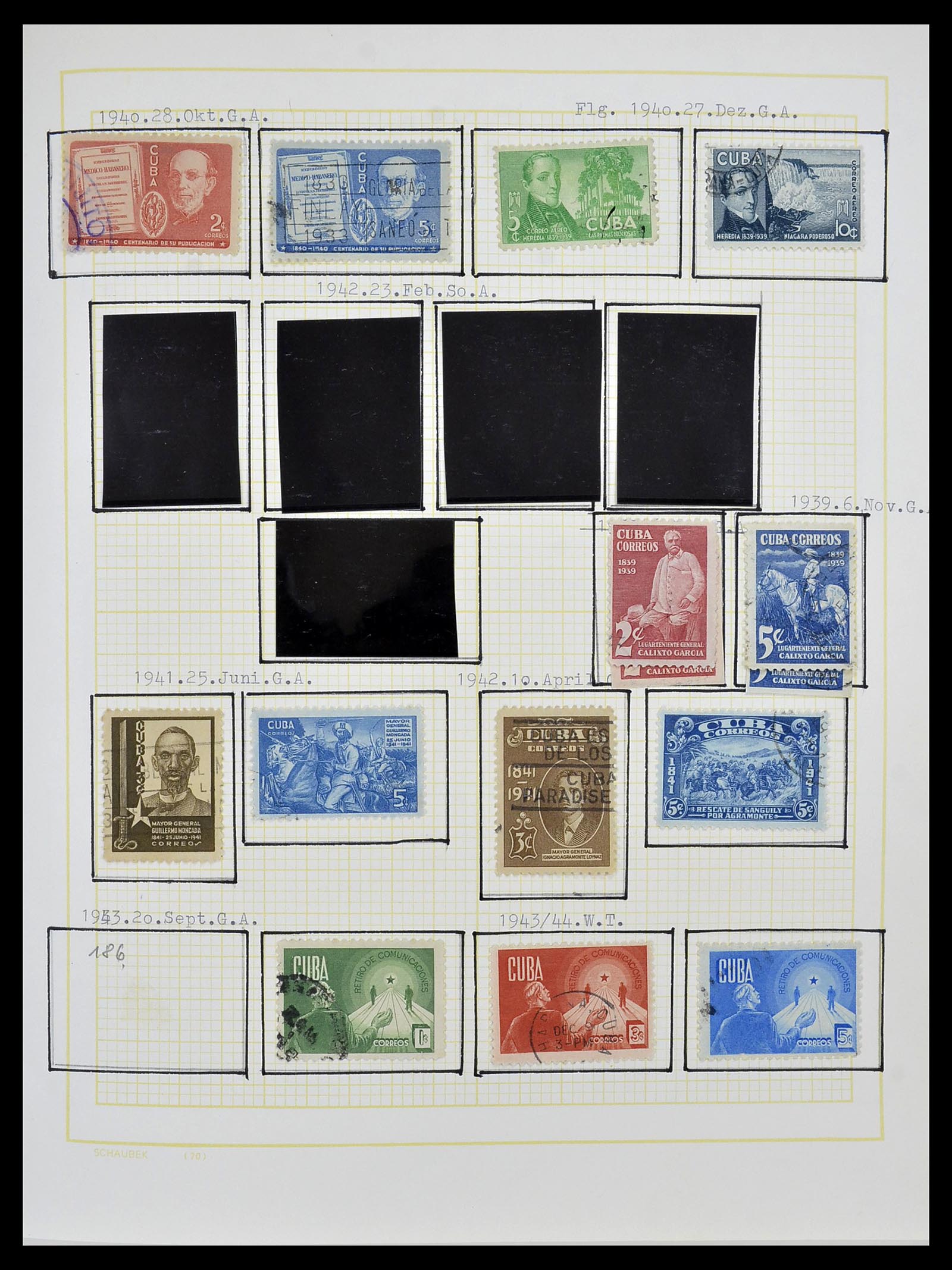 34316 008 - Postzegelverzameling 34316 Cuba 1899-2007.