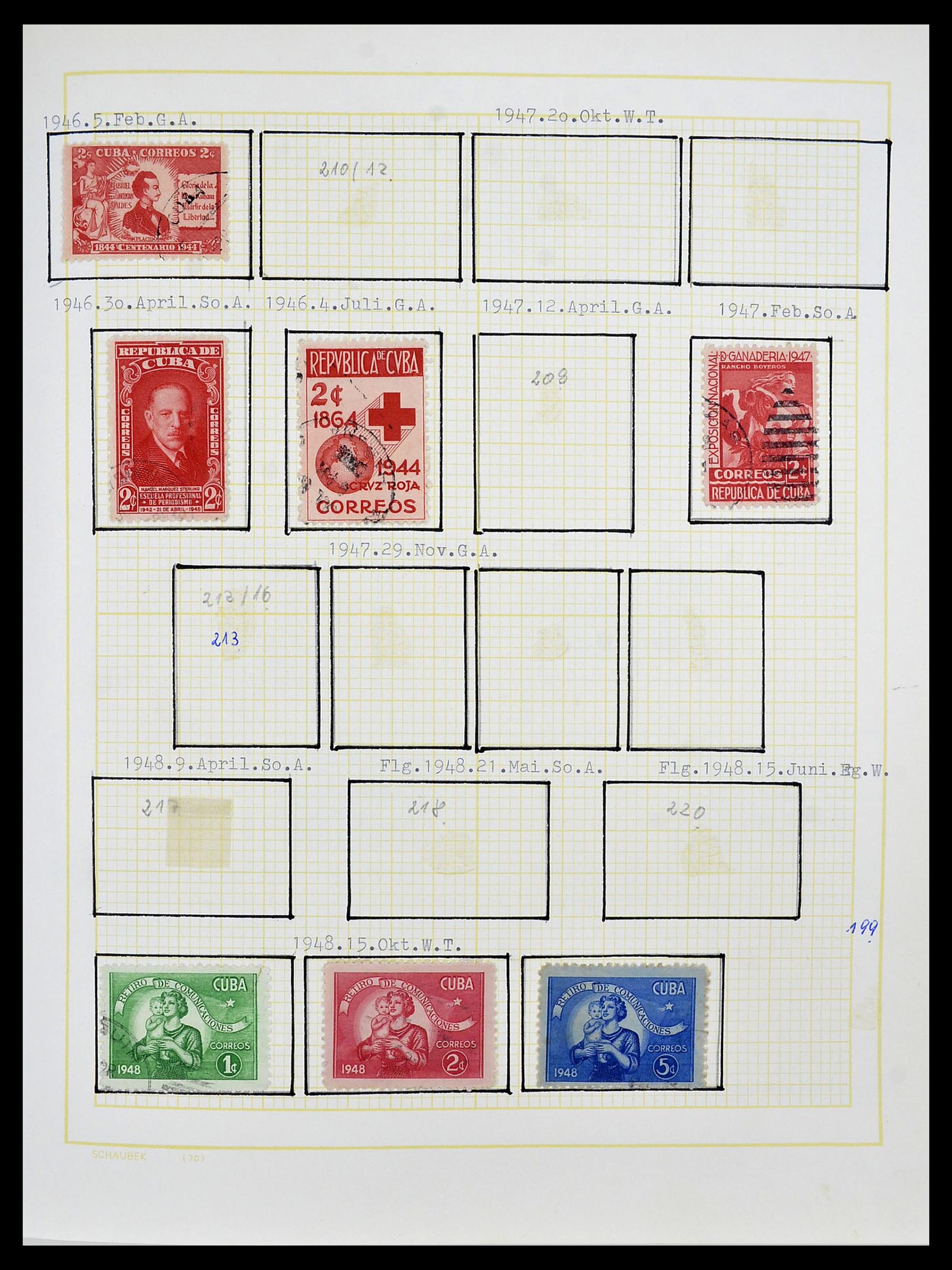 34316 010 - Postzegelverzameling 34316 Cuba 1899-2007.