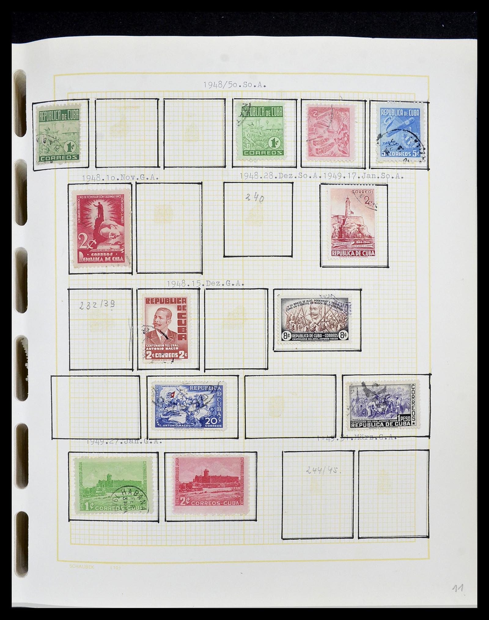 34316 011 - Postzegelverzameling 34316 Cuba 1899-2007.