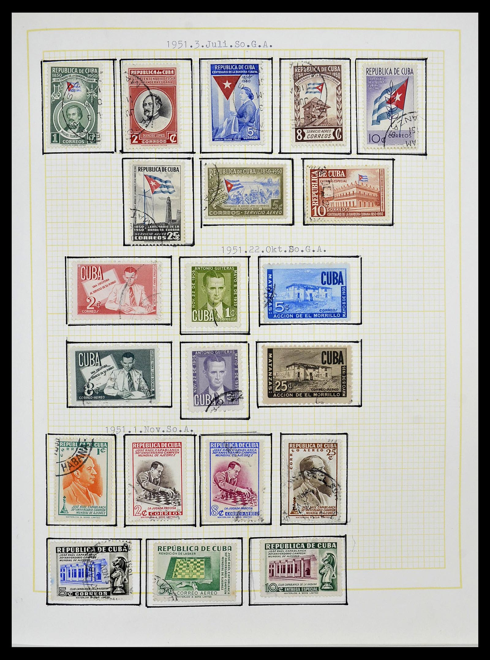 34316 013 - Postzegelverzameling 34316 Cuba 1899-2007.