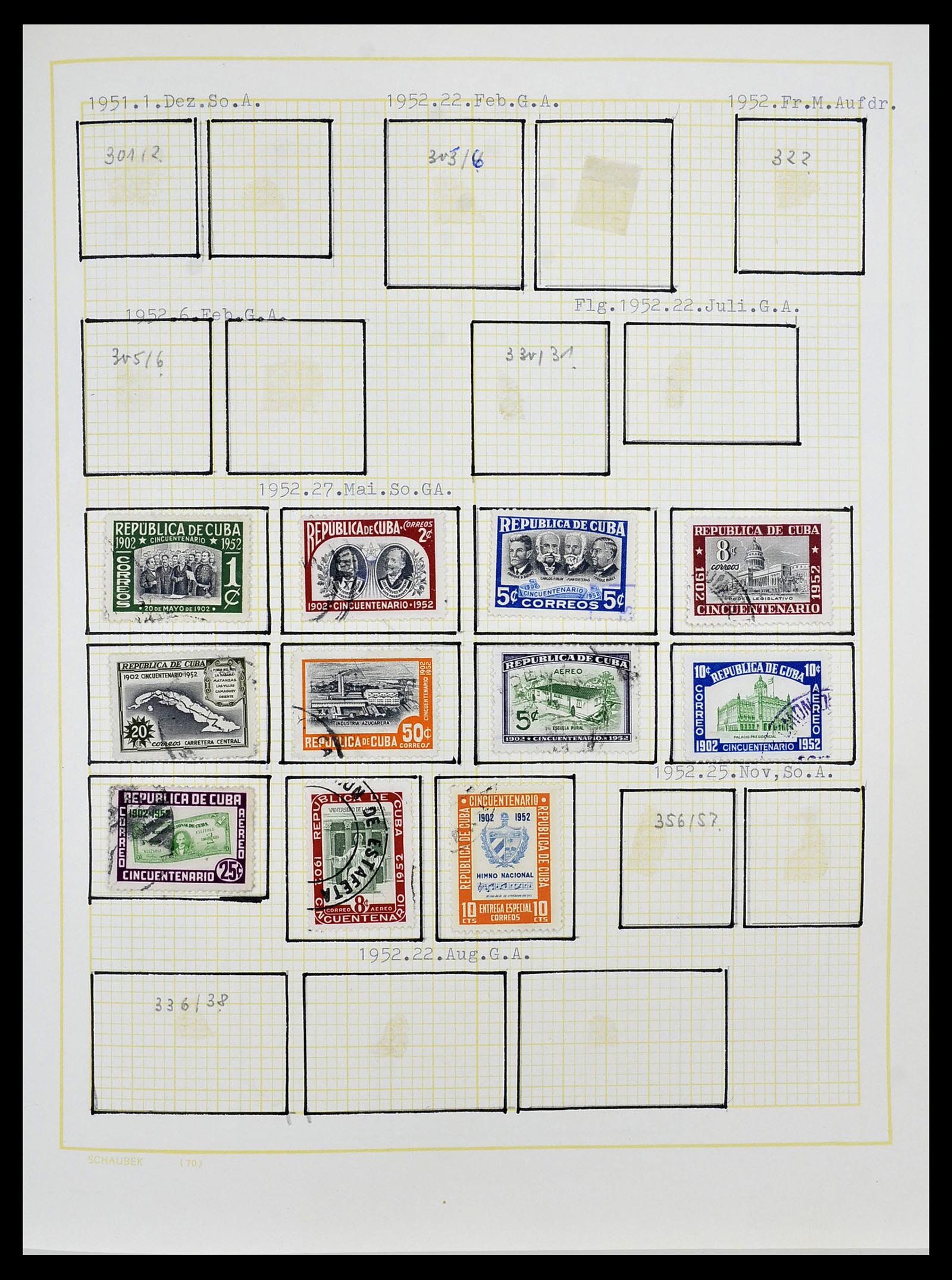 34316 014 - Postzegelverzameling 34316 Cuba 1899-2007.