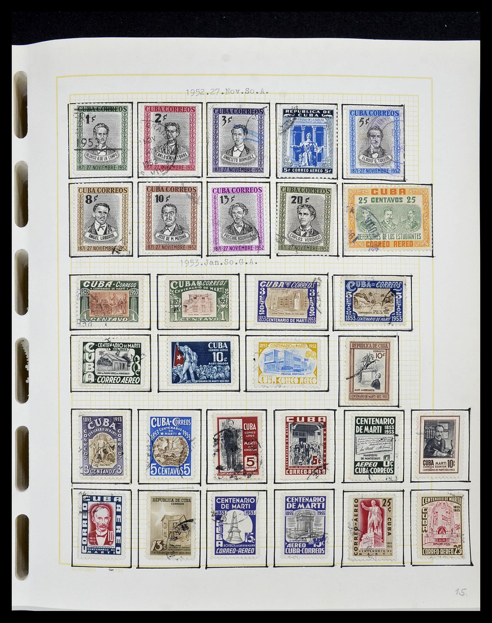 34316 016 - Postzegelverzameling 34316 Cuba 1899-2007.