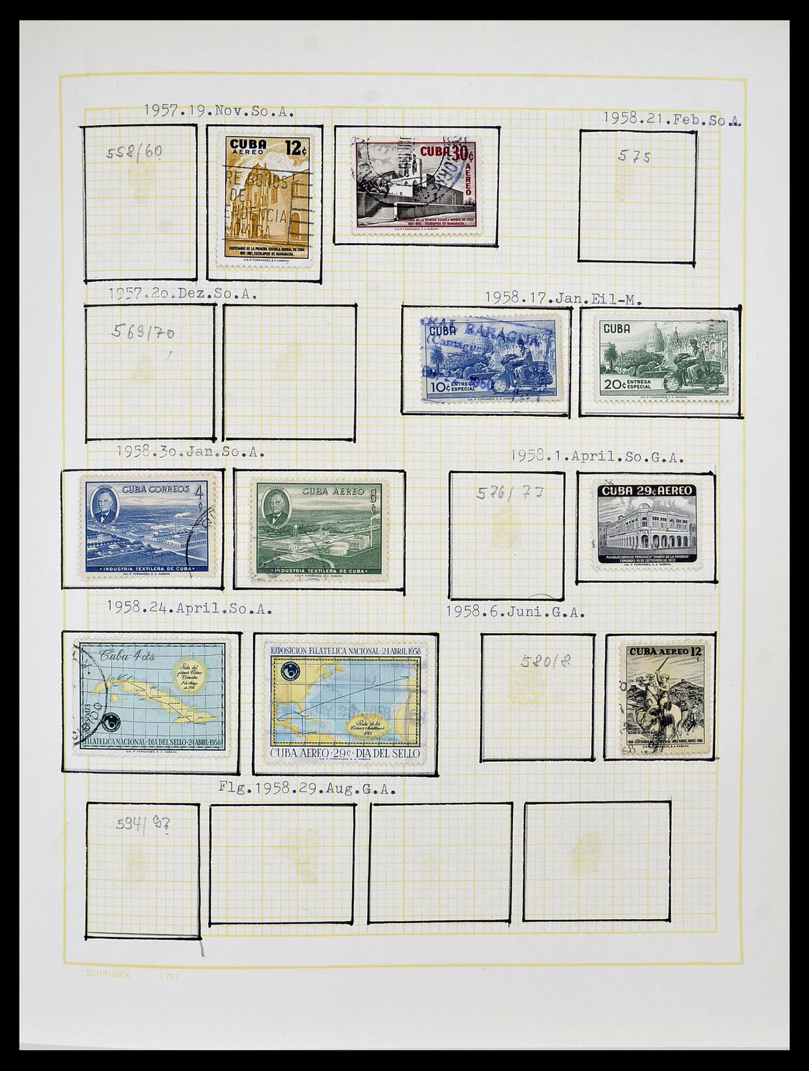 34316 025 - Postzegelverzameling 34316 Cuba 1899-2007.