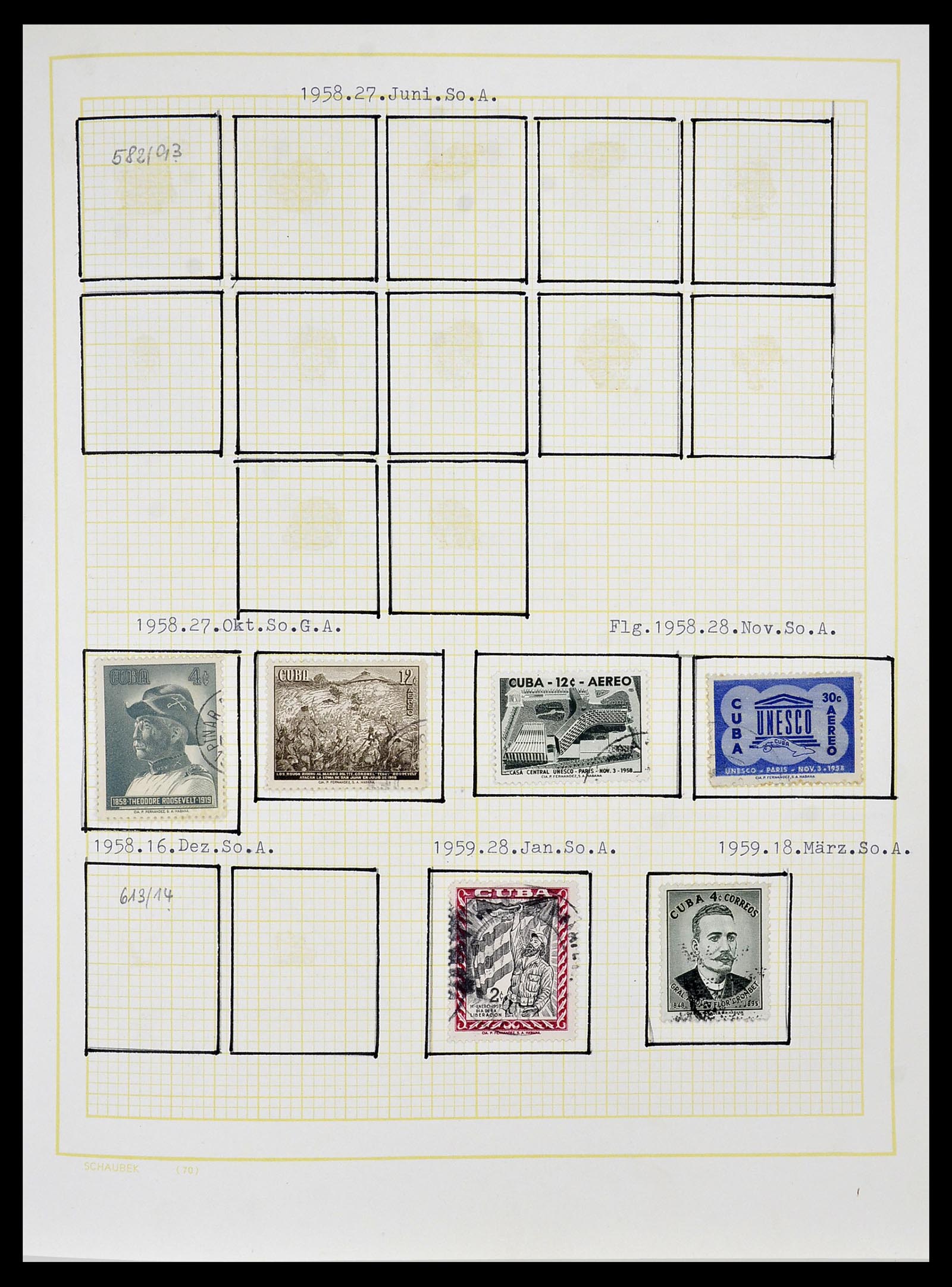 34316 026 - Postzegelverzameling 34316 Cuba 1899-2007.