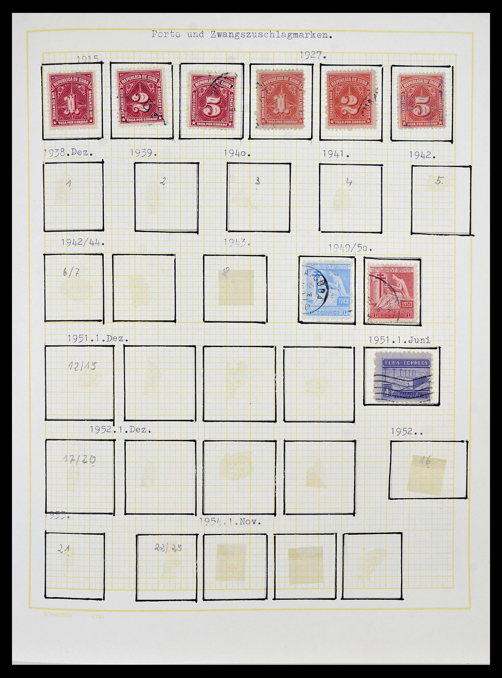 34316 031 - Postzegelverzameling 34316 Cuba 1899-2007.