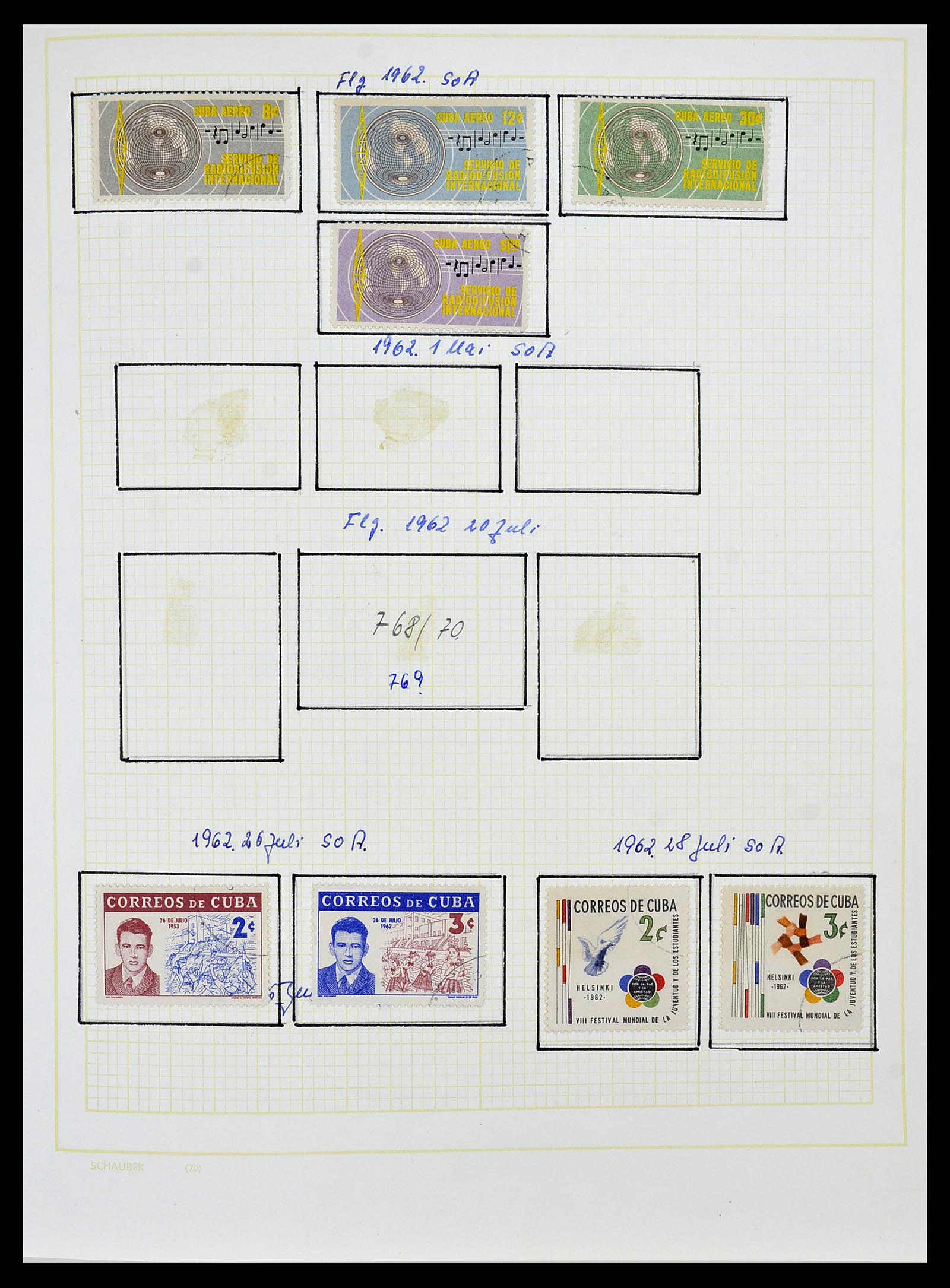 34316 036 - Postzegelverzameling 34316 Cuba 1899-2007.