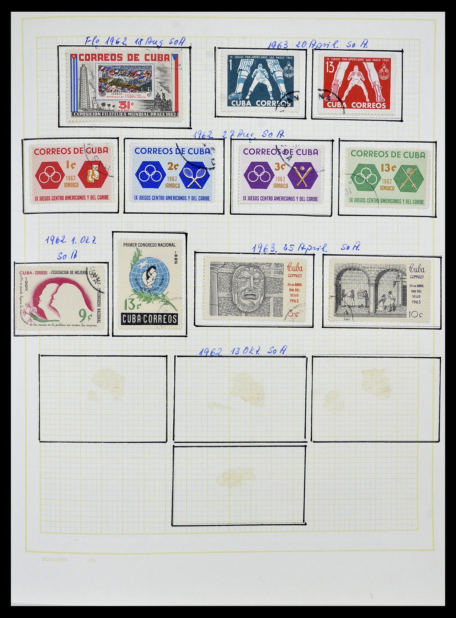 34316 037 - Postzegelverzameling 34316 Cuba 1899-2007.