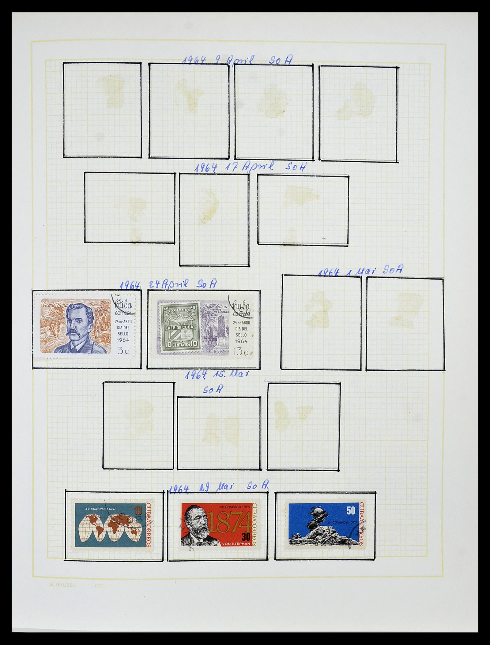 34316 041 - Postzegelverzameling 34316 Cuba 1899-2007.