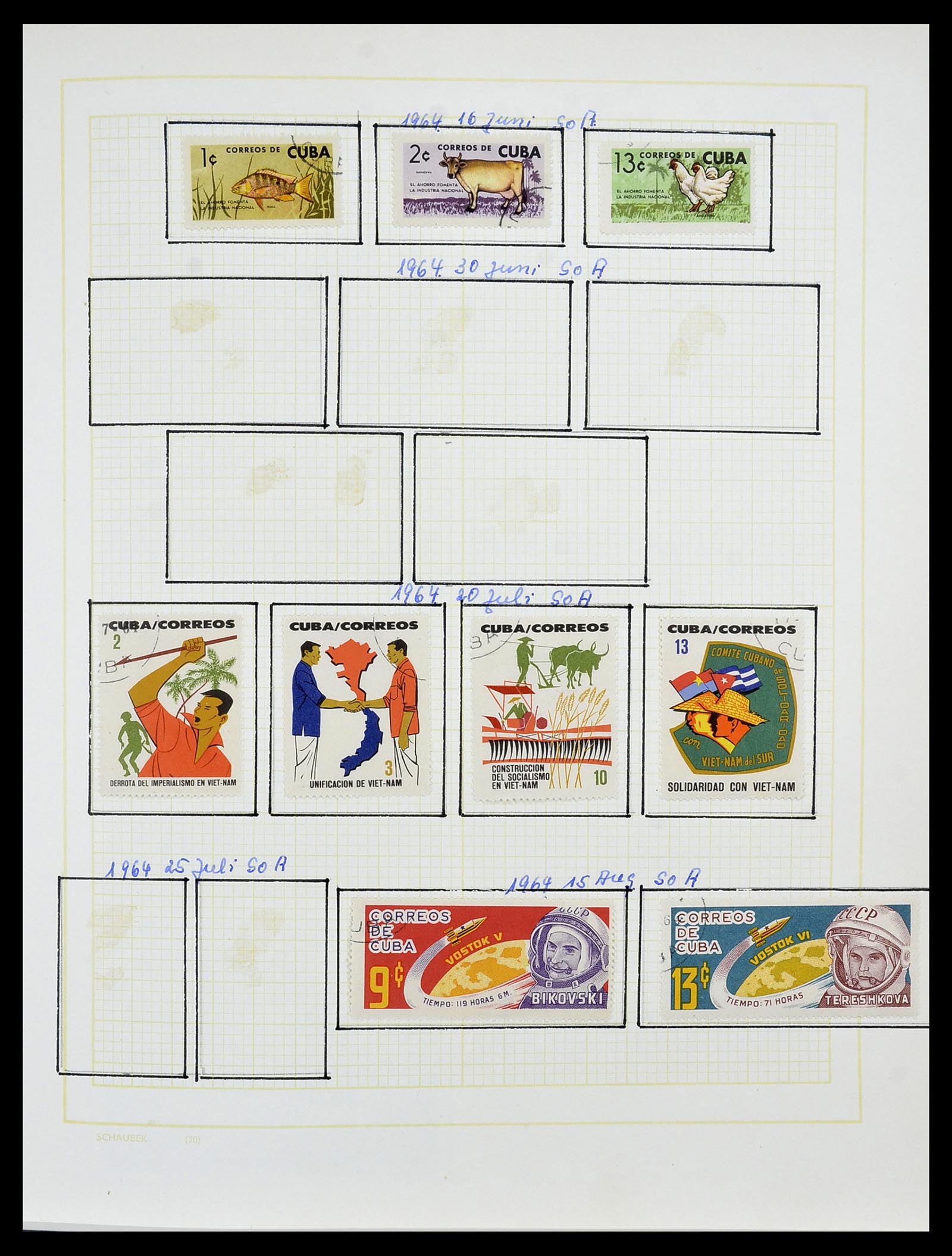 34316 042 - Postzegelverzameling 34316 Cuba 1899-2007.