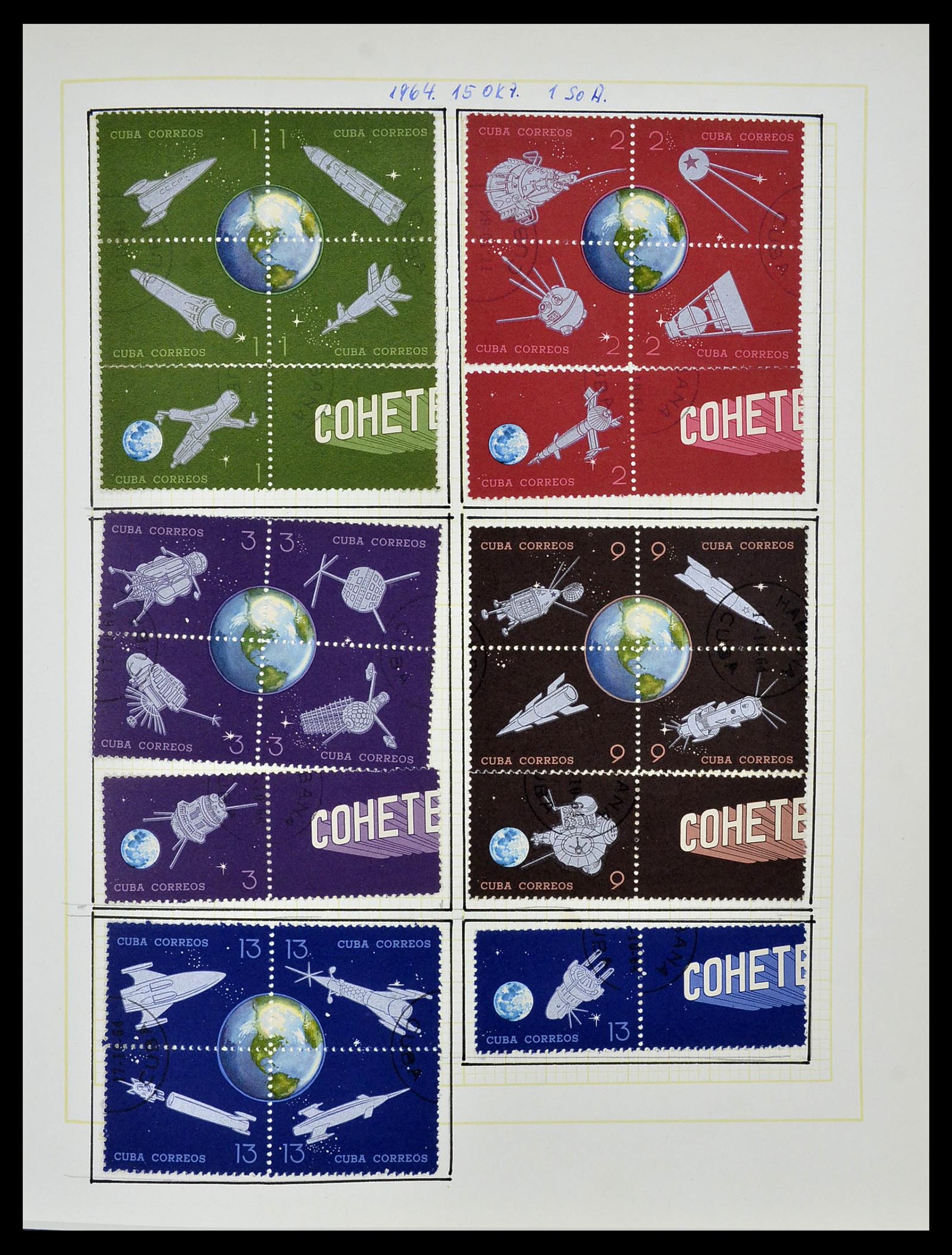 34316 043 - Postzegelverzameling 34316 Cuba 1899-2007.