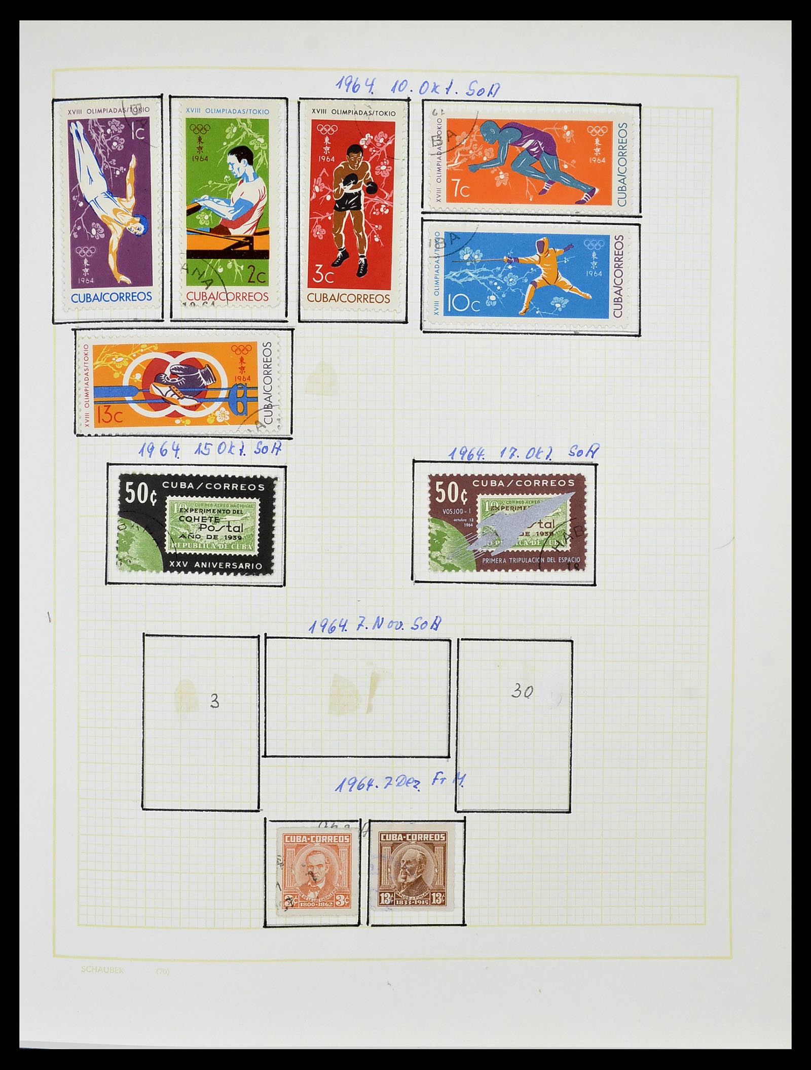 34316 044 - Postzegelverzameling 34316 Cuba 1899-2007.