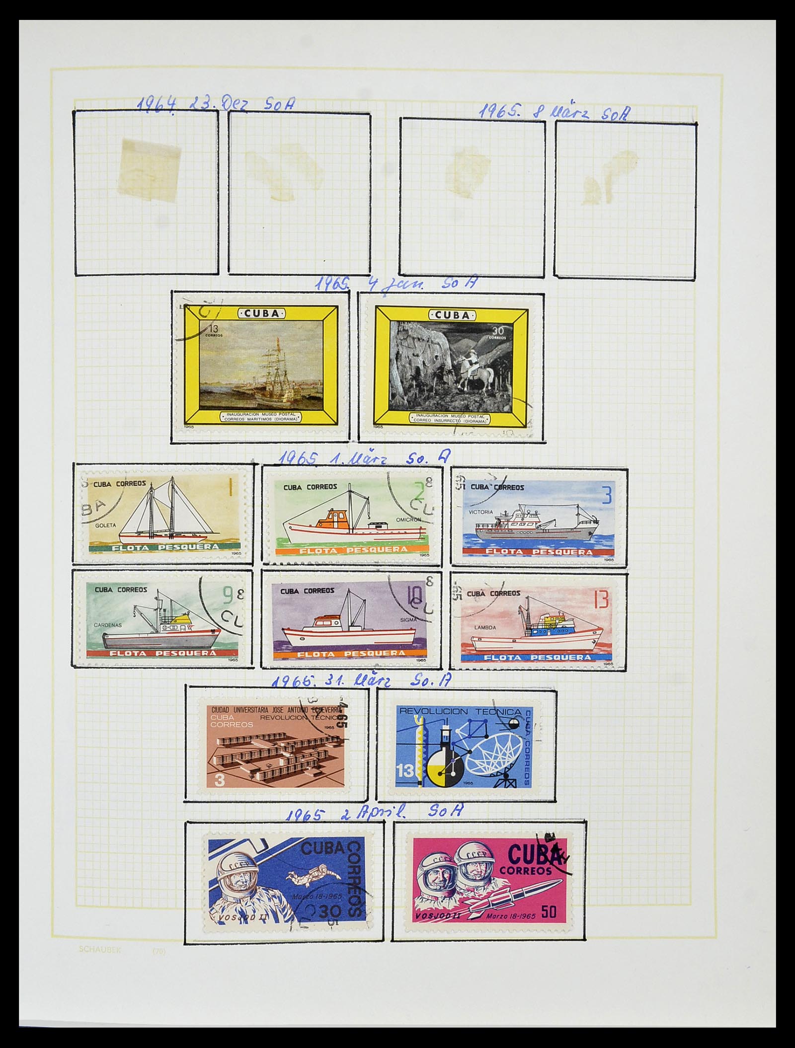 34316 046 - Postzegelverzameling 34316 Cuba 1899-2007.