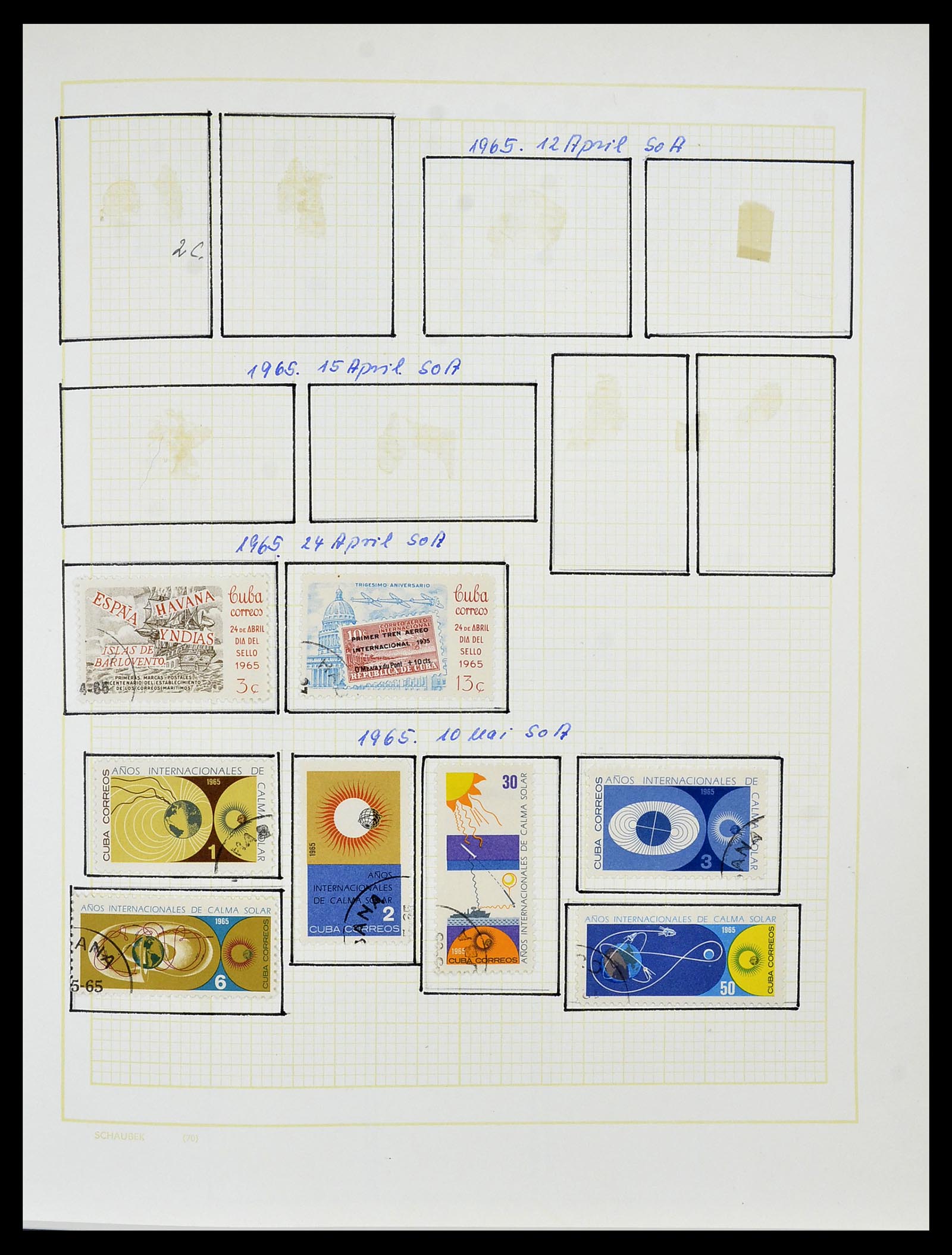 34316 047 - Postzegelverzameling 34316 Cuba 1899-2007.