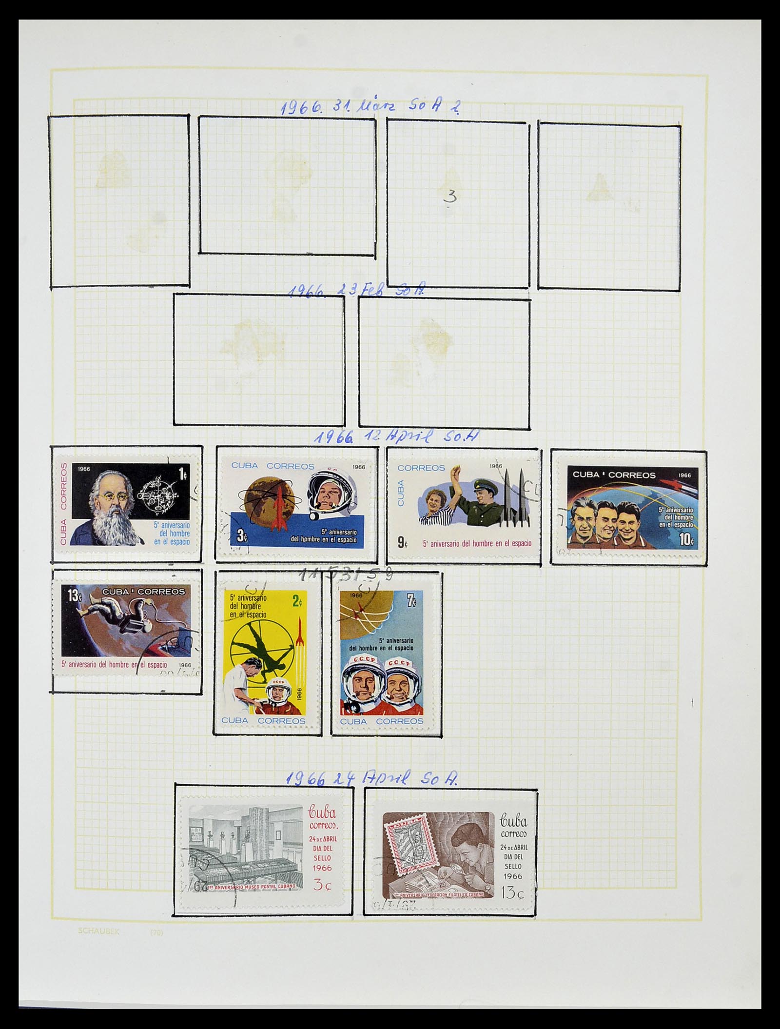 34316 053 - Postzegelverzameling 34316 Cuba 1899-2007.