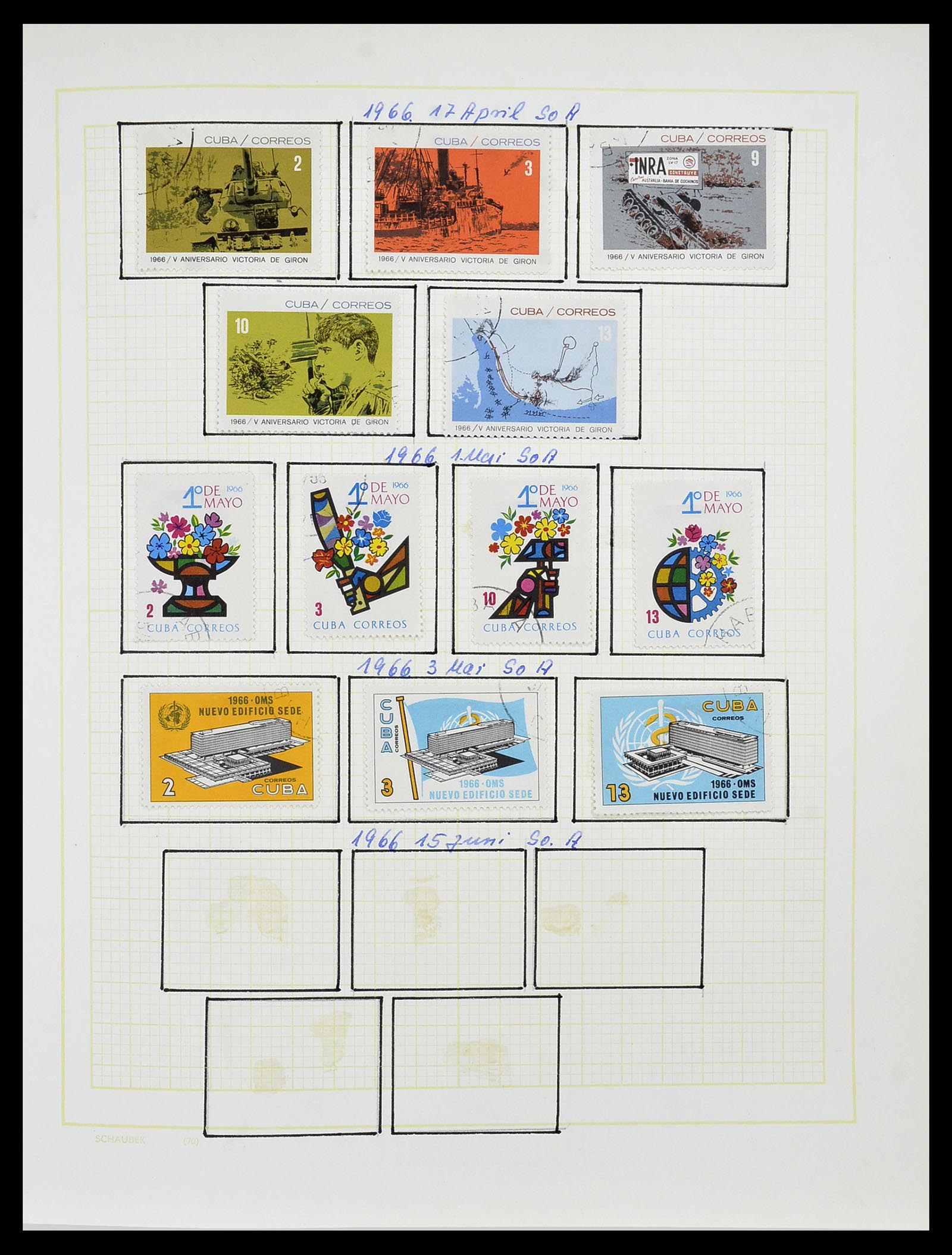 34316 055 - Postzegelverzameling 34316 Cuba 1899-2007.