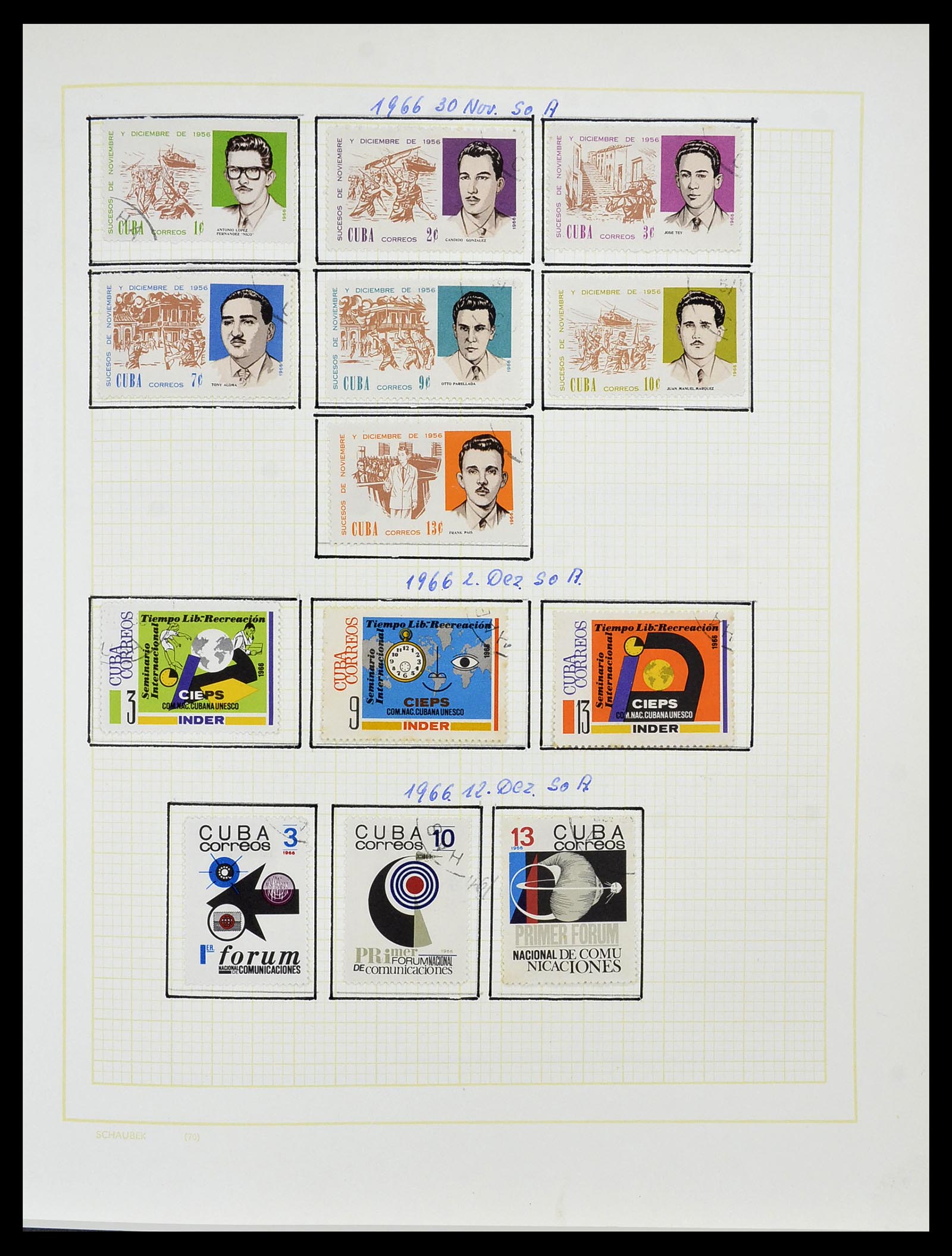 34316 058 - Postzegelverzameling 34316 Cuba 1899-2007.