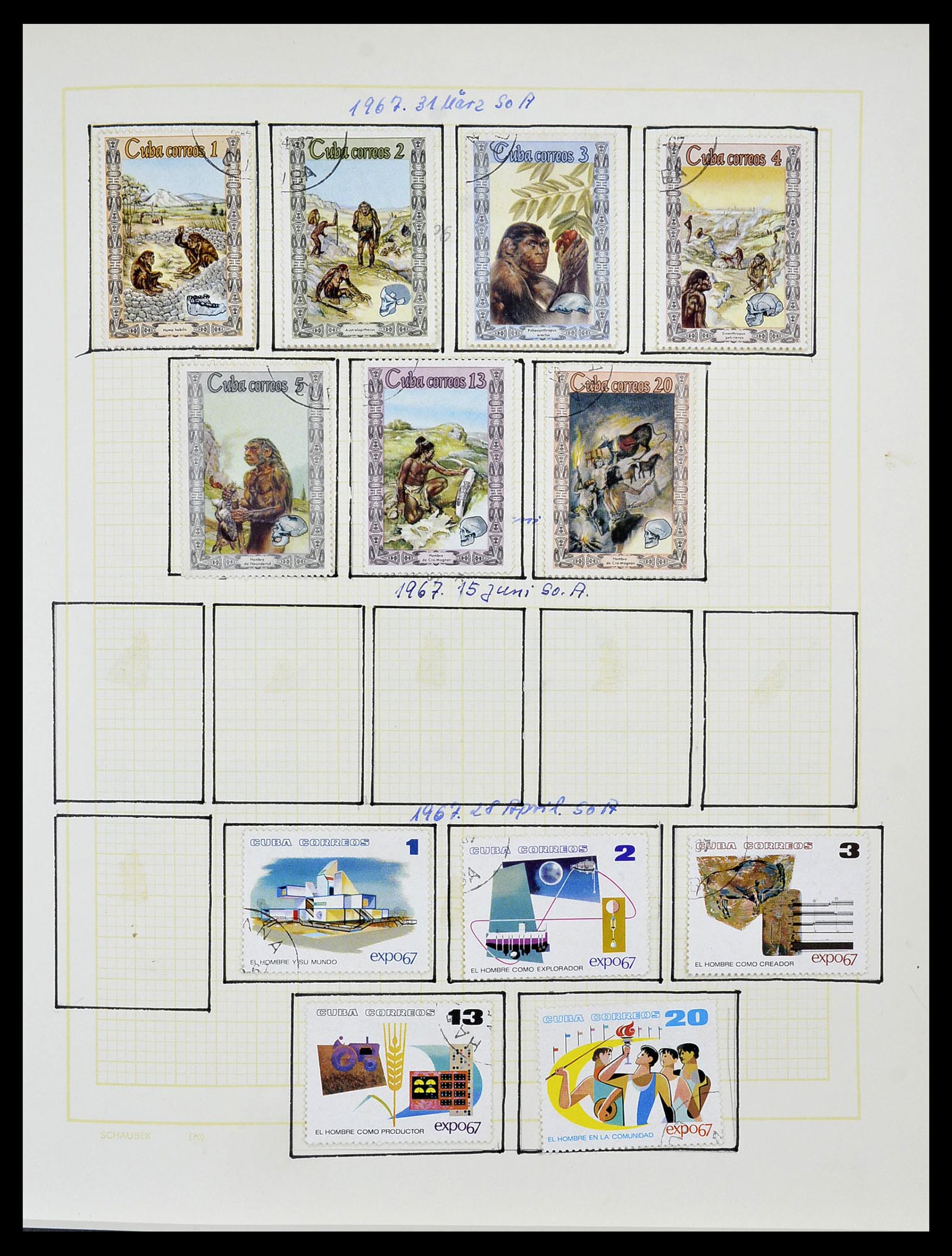 34316 061 - Postzegelverzameling 34316 Cuba 1899-2007.