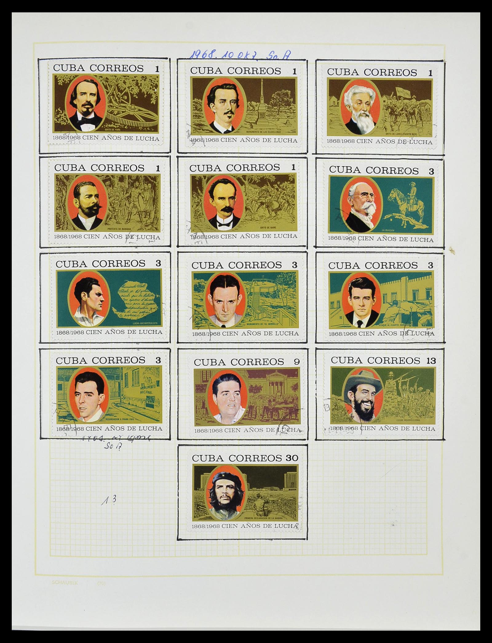 34316 067 - Postzegelverzameling 34316 Cuba 1899-2007.