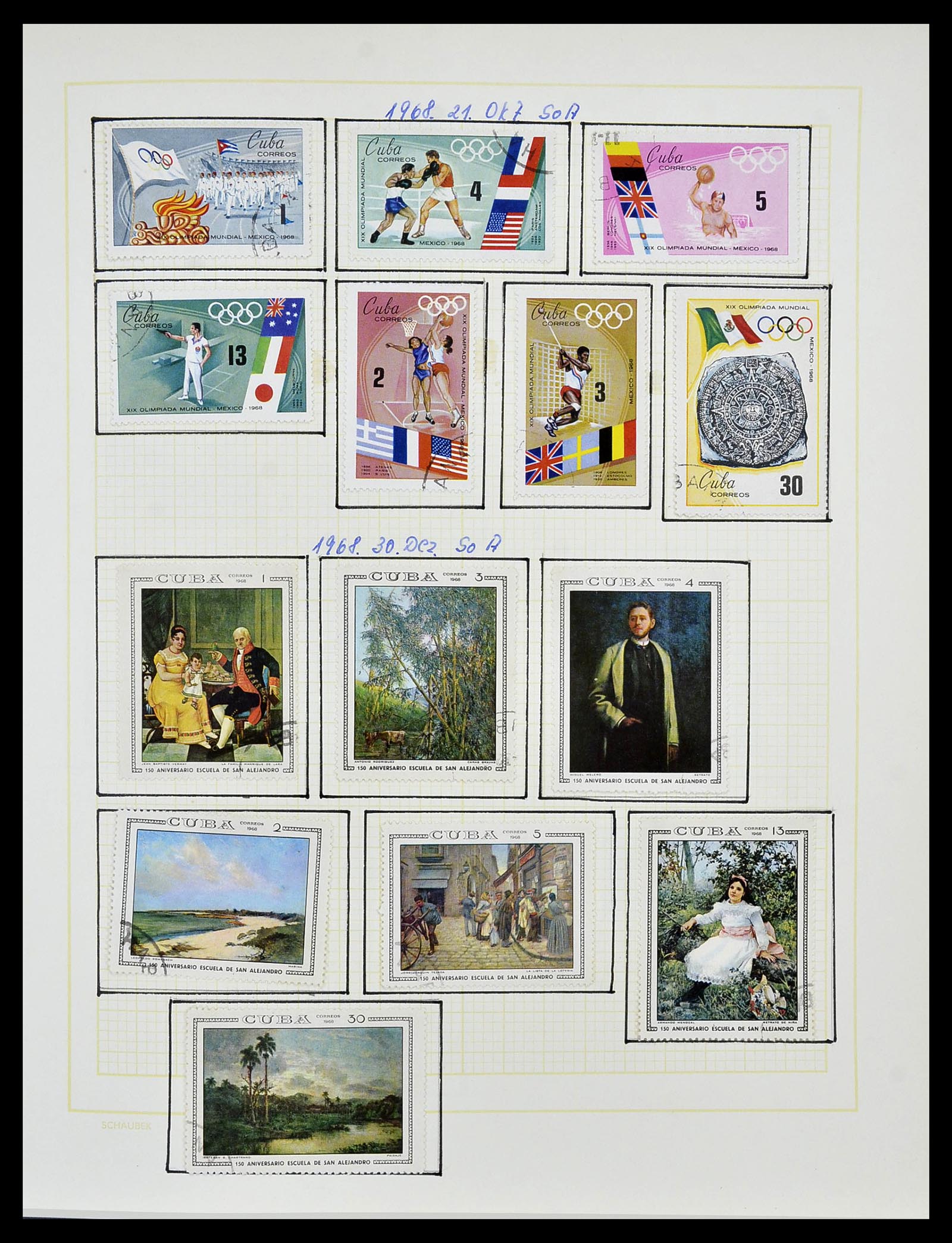 34316 068 - Postzegelverzameling 34316 Cuba 1899-2007.