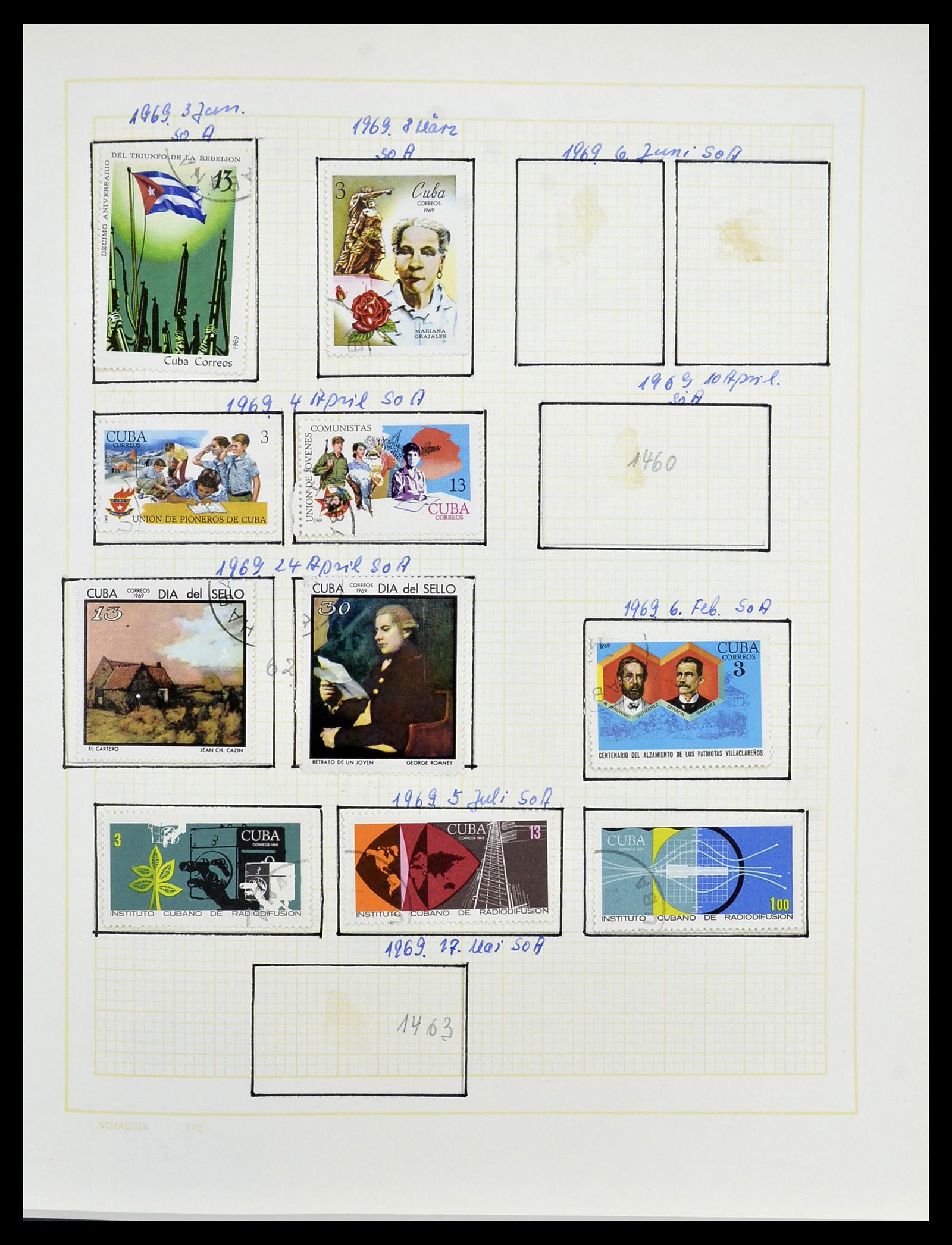 34316 069 - Postzegelverzameling 34316 Cuba 1899-2007.
