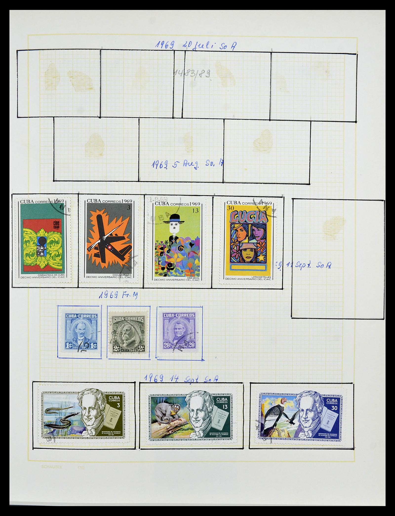 34316 071 - Postzegelverzameling 34316 Cuba 1899-2007.