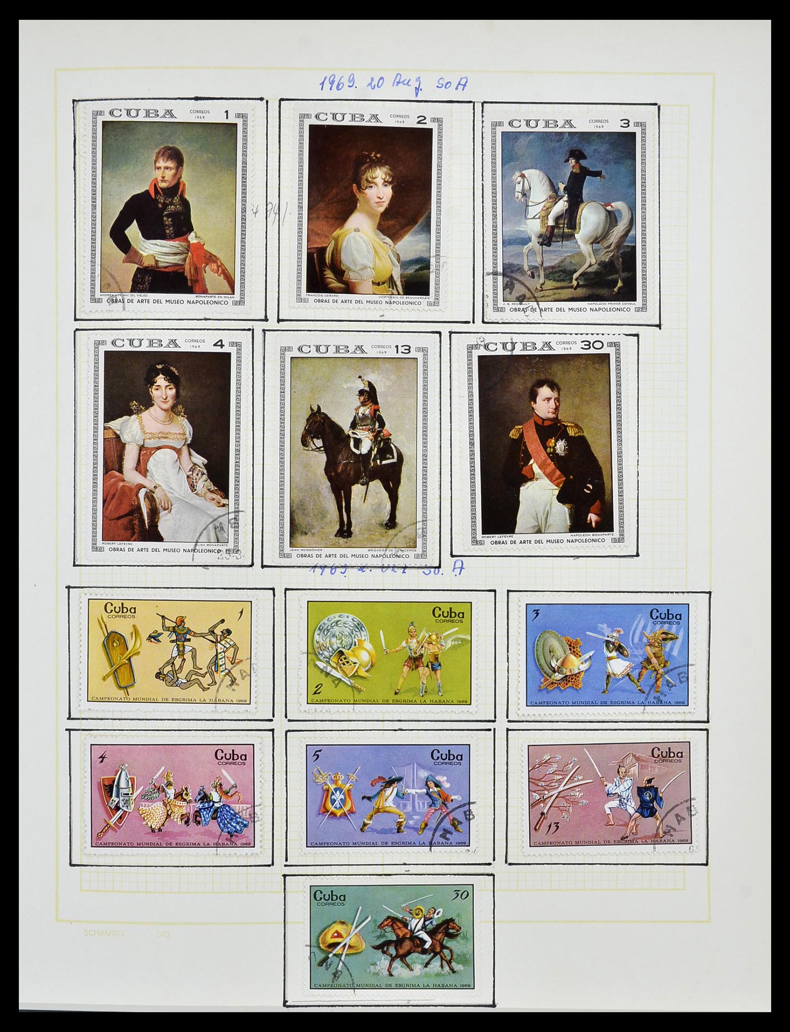 34316 072 - Postzegelverzameling 34316 Cuba 1899-2007.