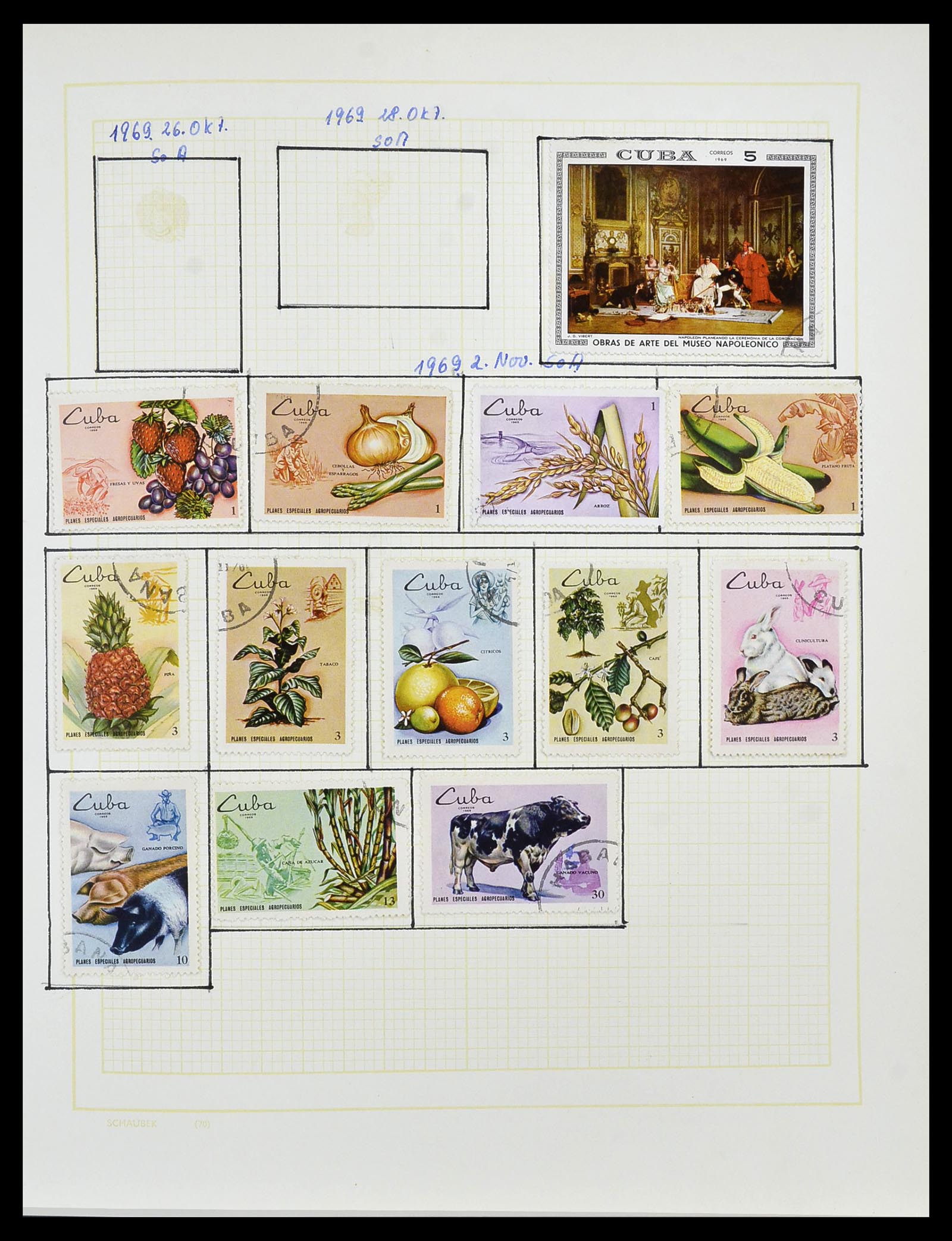 34316 073 - Postzegelverzameling 34316 Cuba 1899-2007.