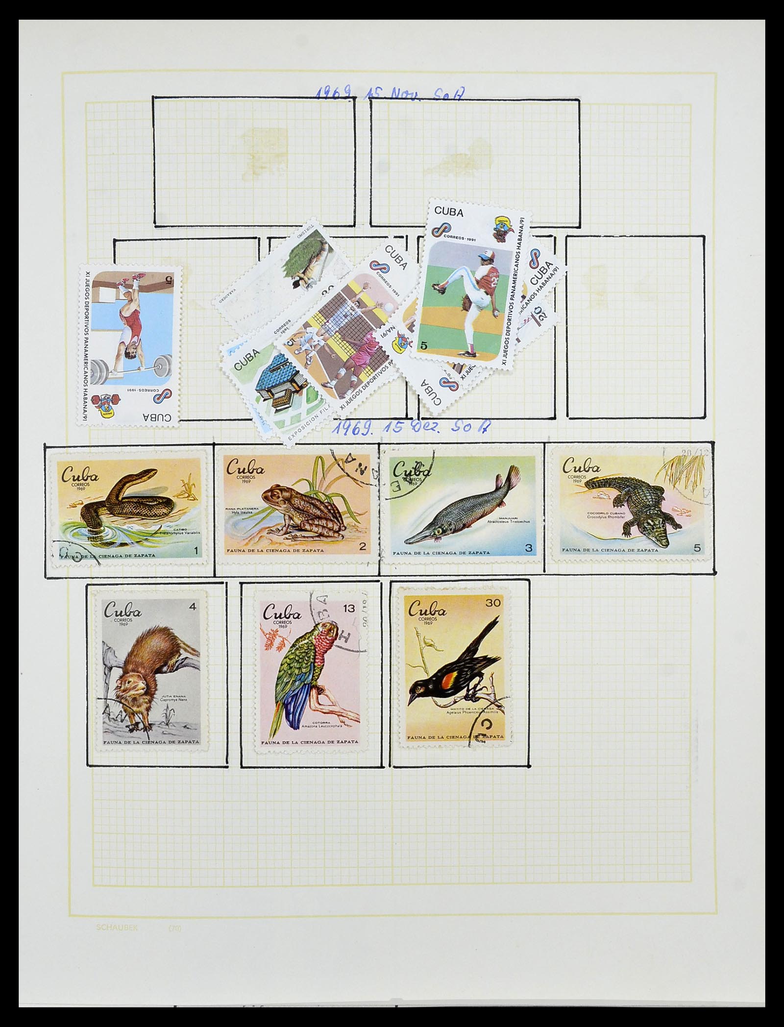 34316 074 - Postzegelverzameling 34316 Cuba 1899-2007.