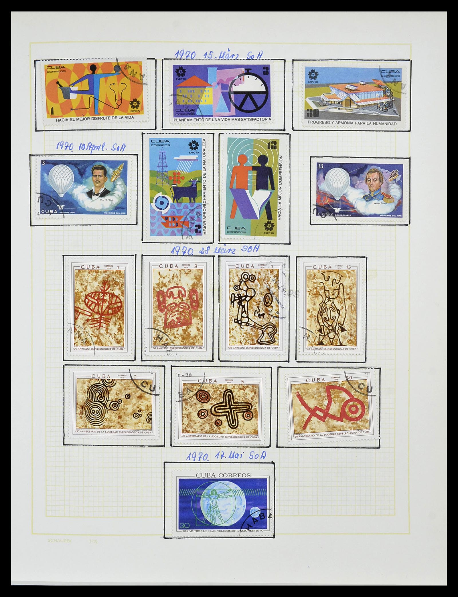 34316 077 - Postzegelverzameling 34316 Cuba 1899-2007.