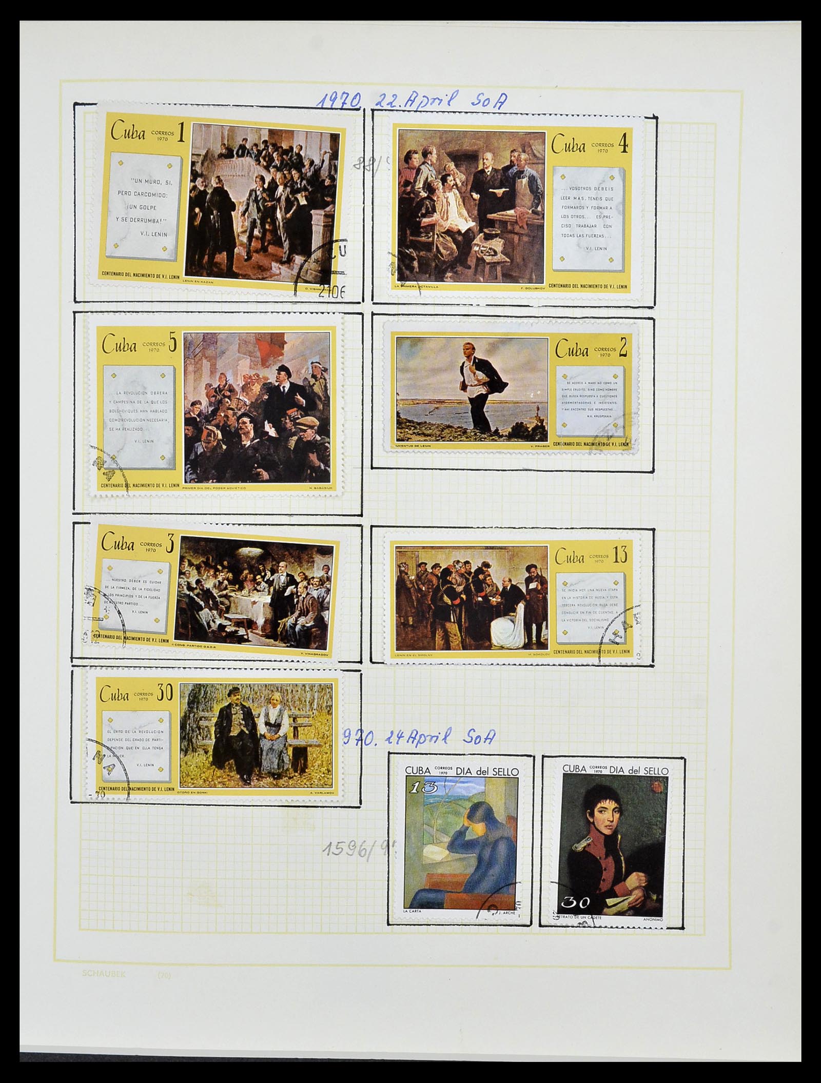 34316 078 - Postzegelverzameling 34316 Cuba 1899-2007.