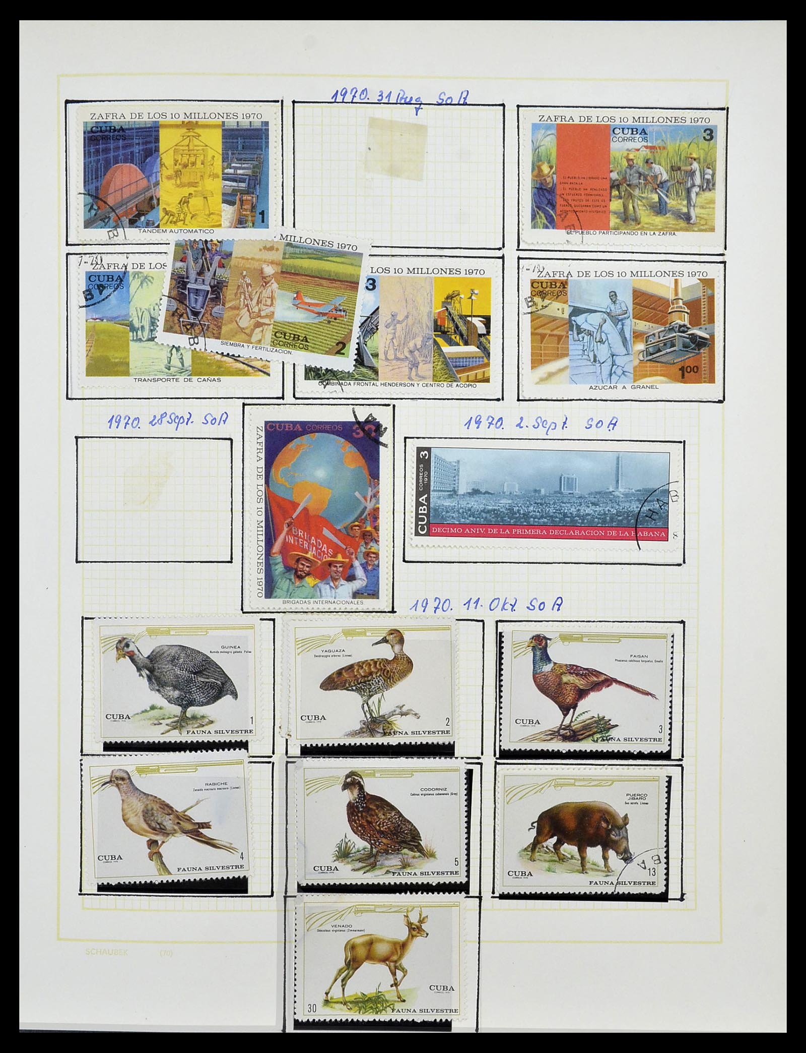 34316 080 - Postzegelverzameling 34316 Cuba 1899-2007.