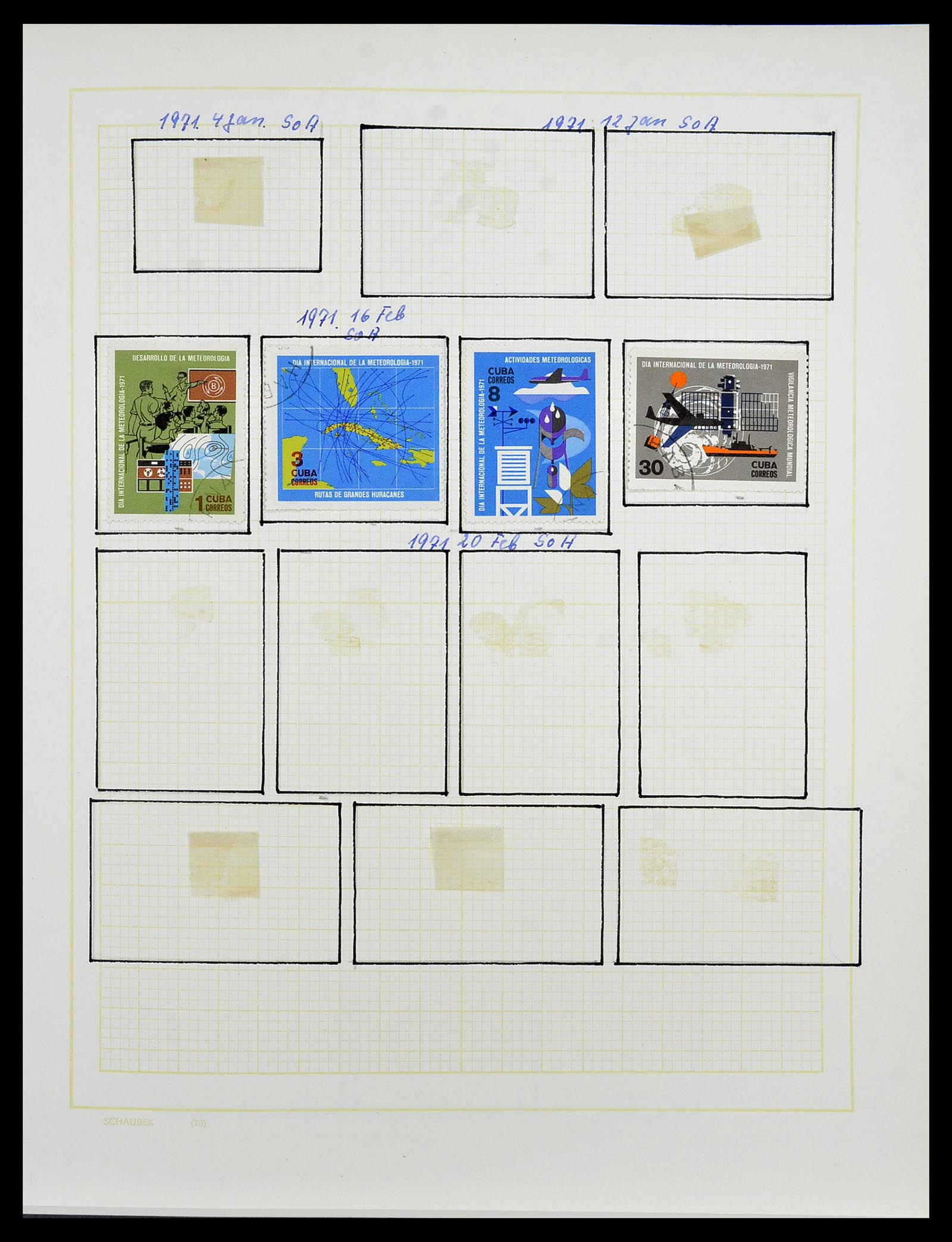 34316 083 - Postzegelverzameling 34316 Cuba 1899-2007.