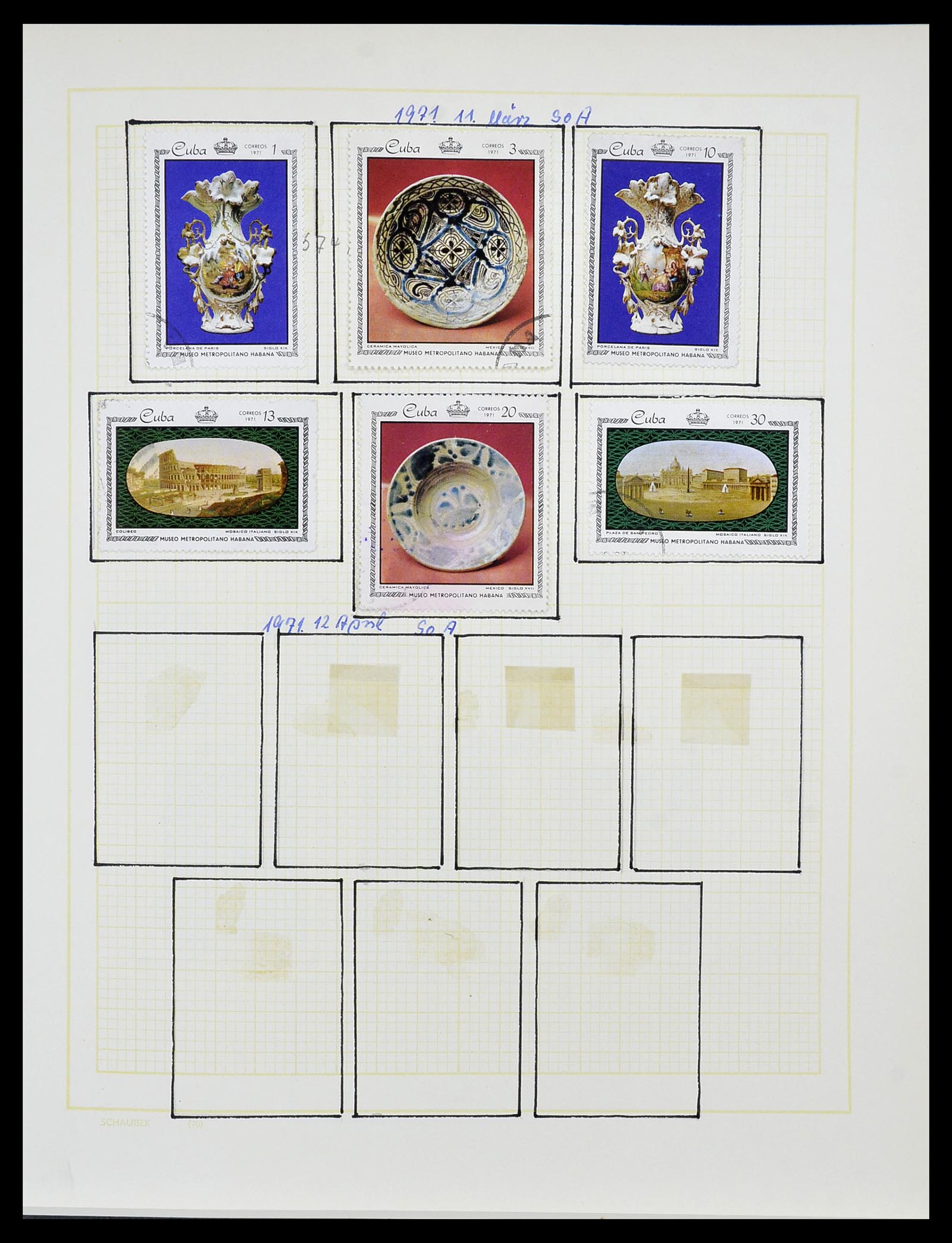 34316 084 - Postzegelverzameling 34316 Cuba 1899-2007.