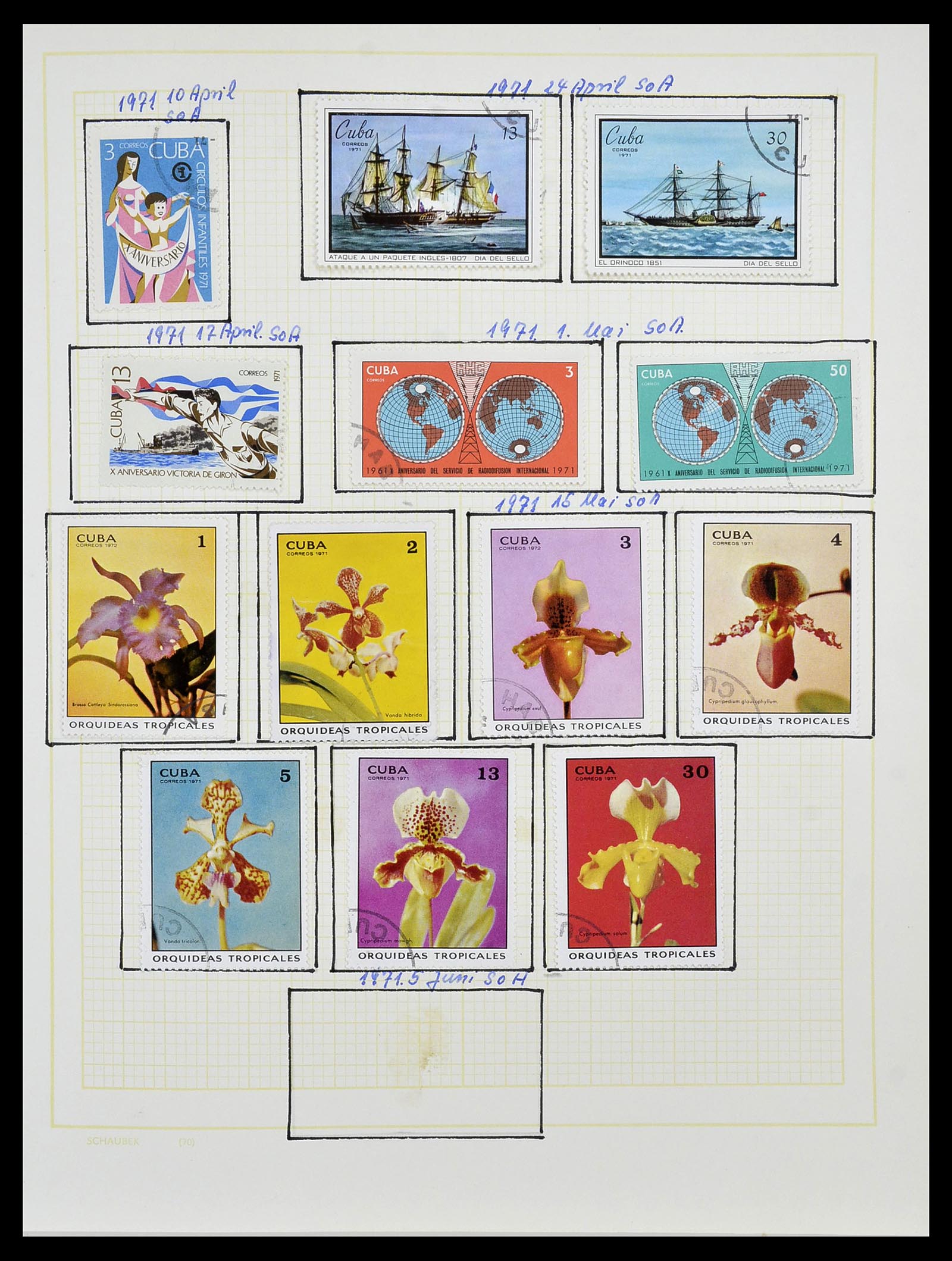 34316 085 - Postzegelverzameling 34316 Cuba 1899-2007.