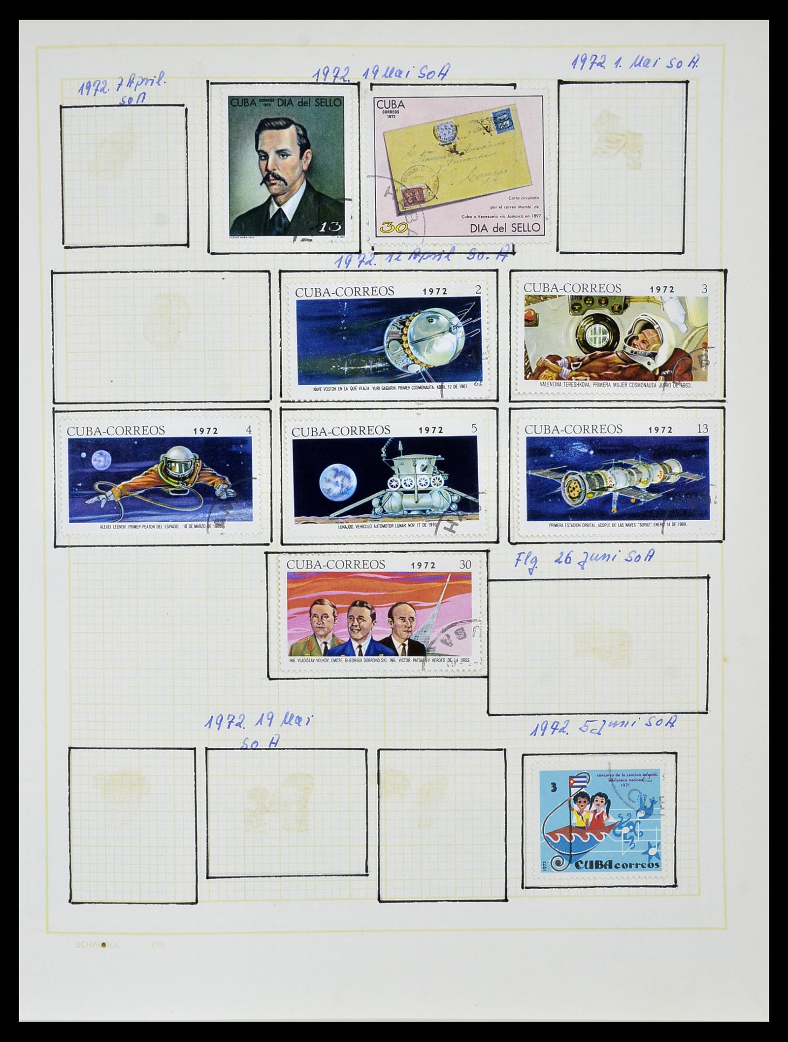 34316 089 - Postzegelverzameling 34316 Cuba 1899-2007.