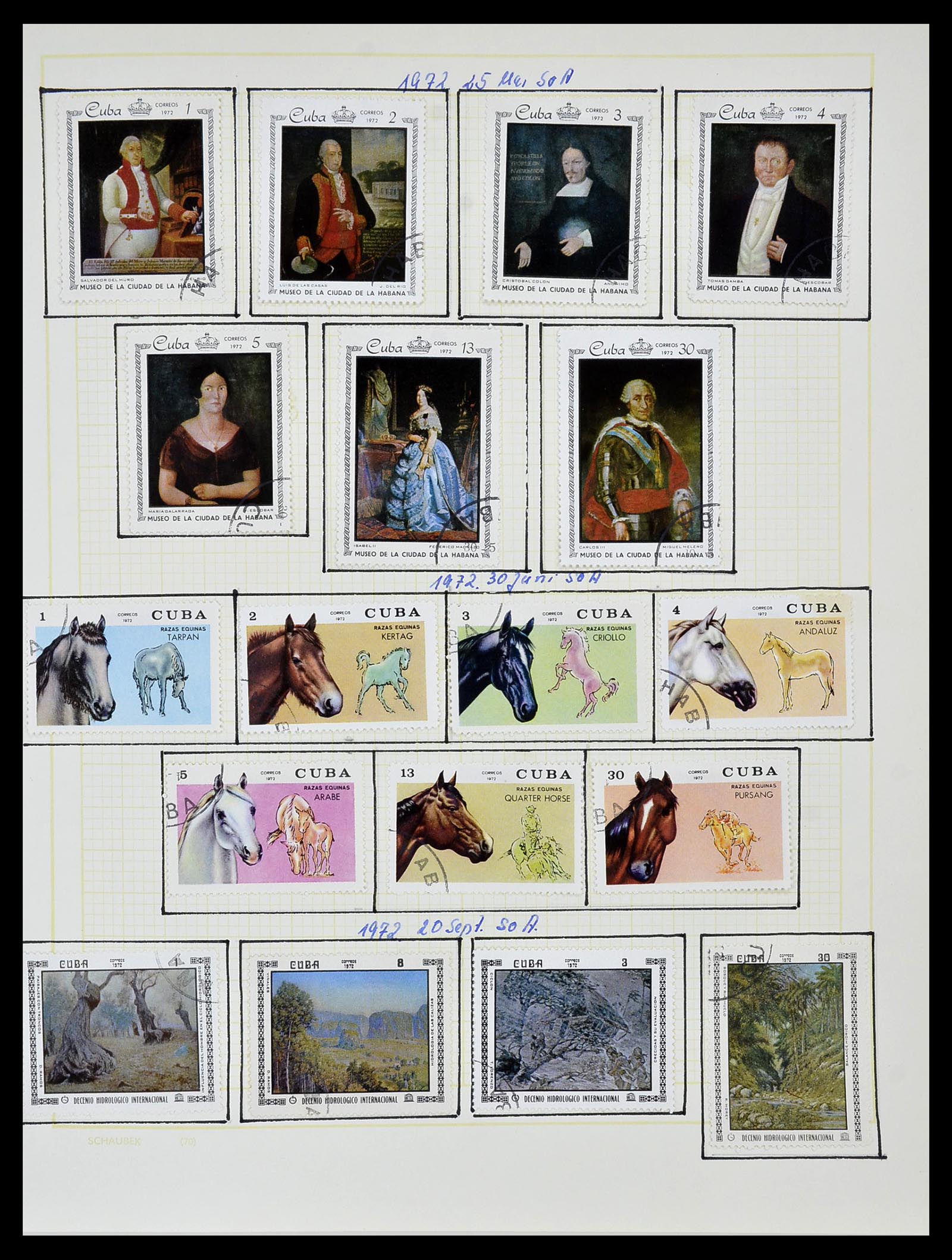 34316 090 - Postzegelverzameling 34316 Cuba 1899-2007.