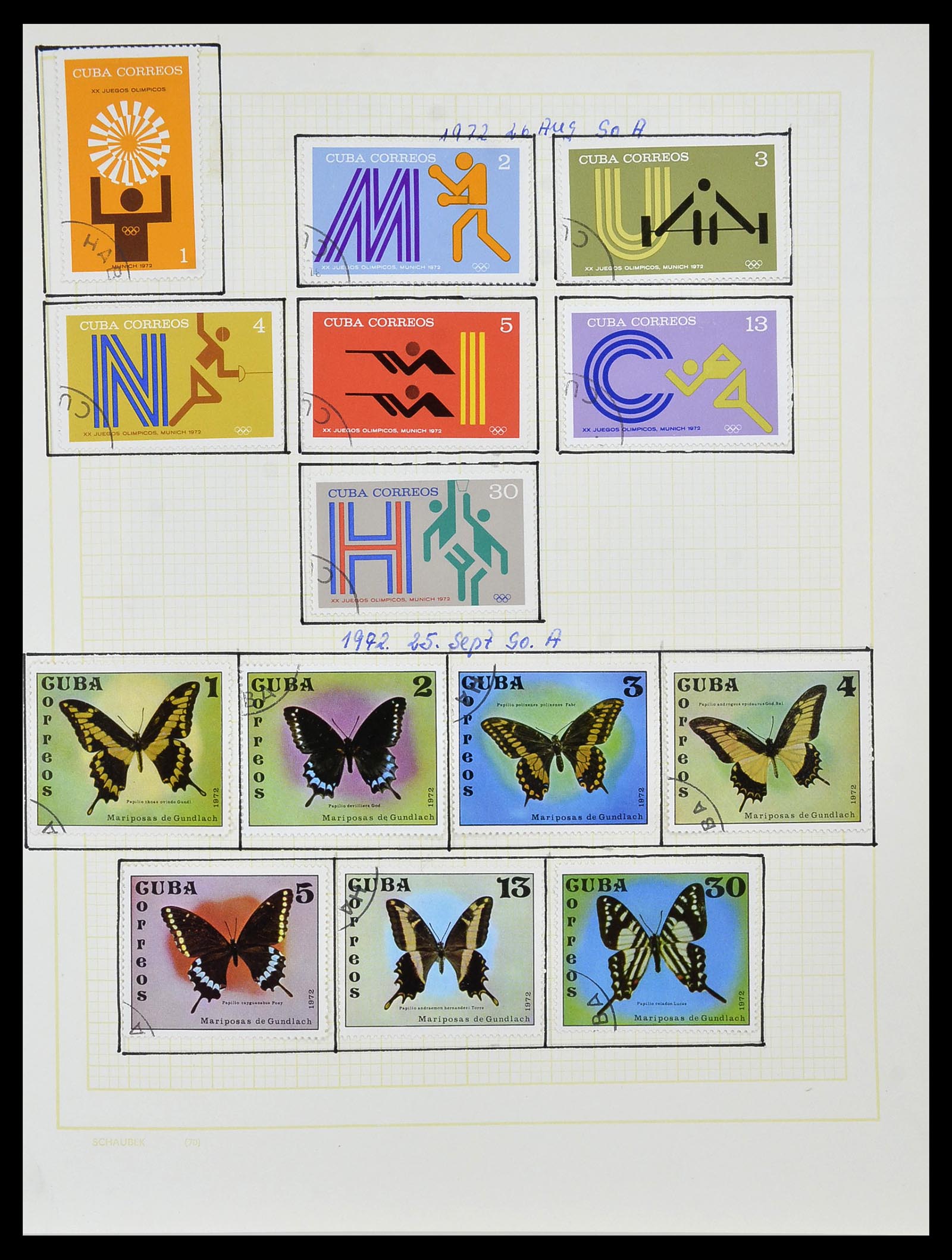 34316 091 - Postzegelverzameling 34316 Cuba 1899-2007.