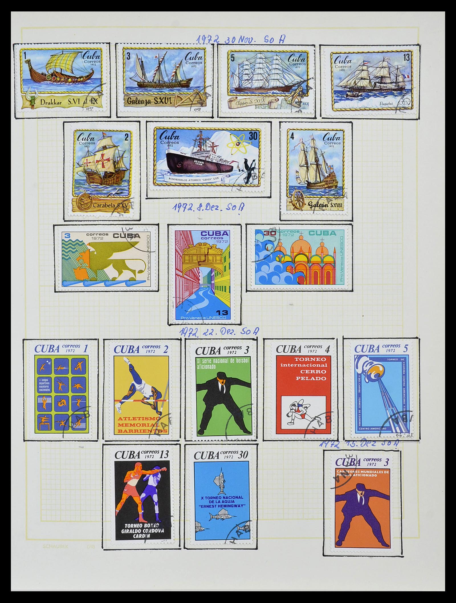 34316 093 - Postzegelverzameling 34316 Cuba 1899-2007.