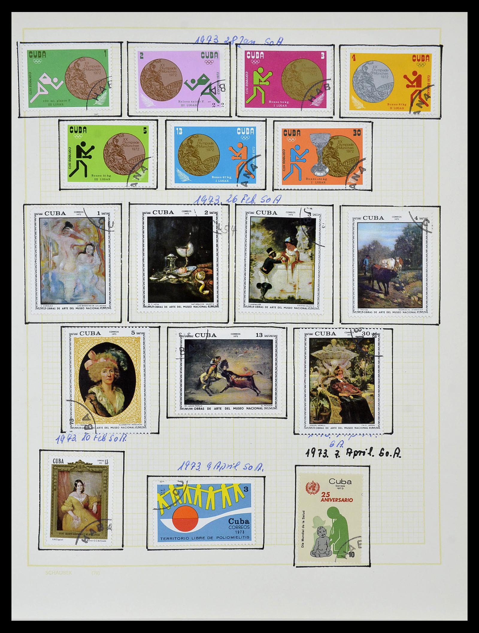 34316 094 - Postzegelverzameling 34316 Cuba 1899-2007.