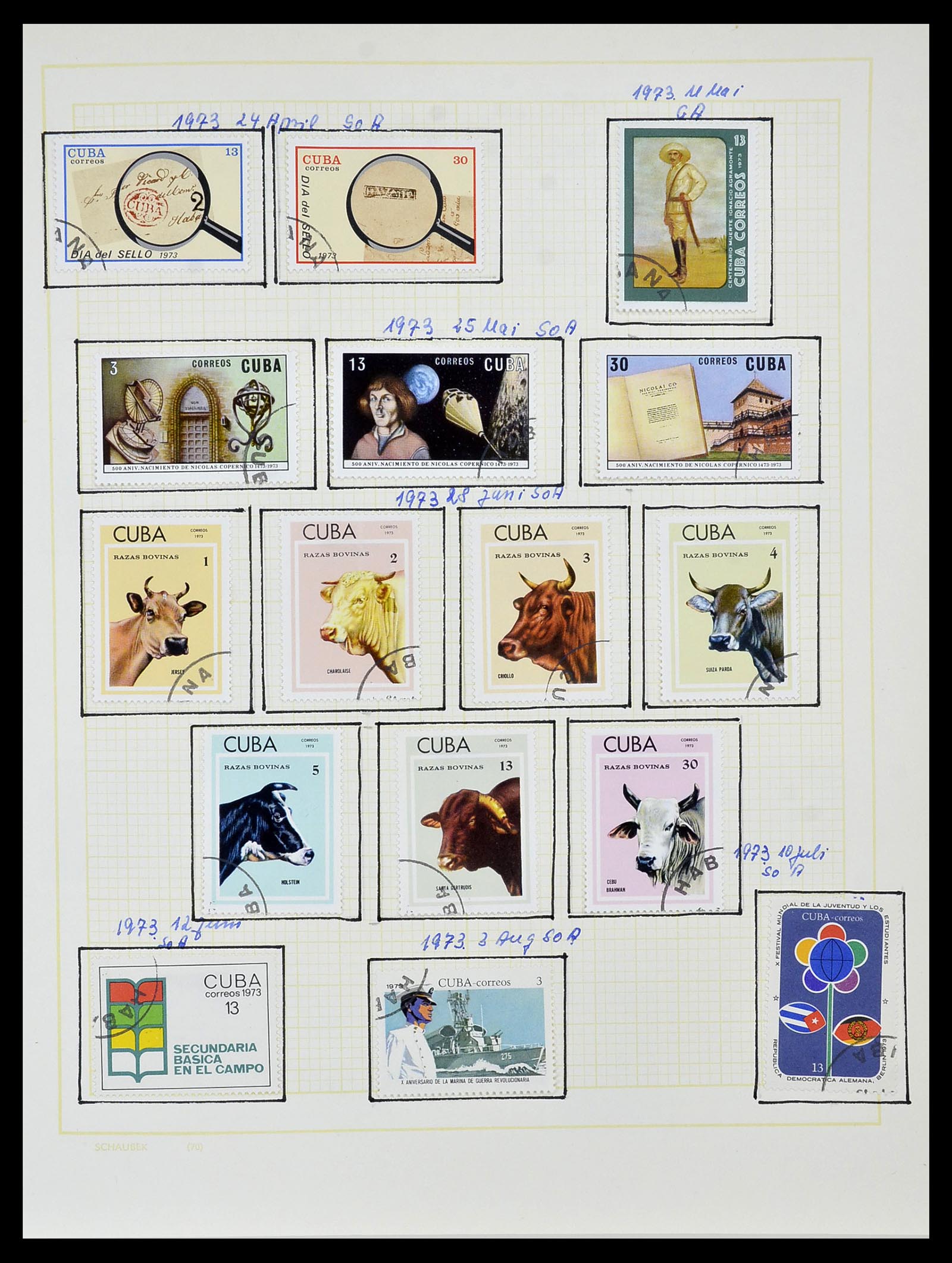 34316 096 - Postzegelverzameling 34316 Cuba 1899-2007.