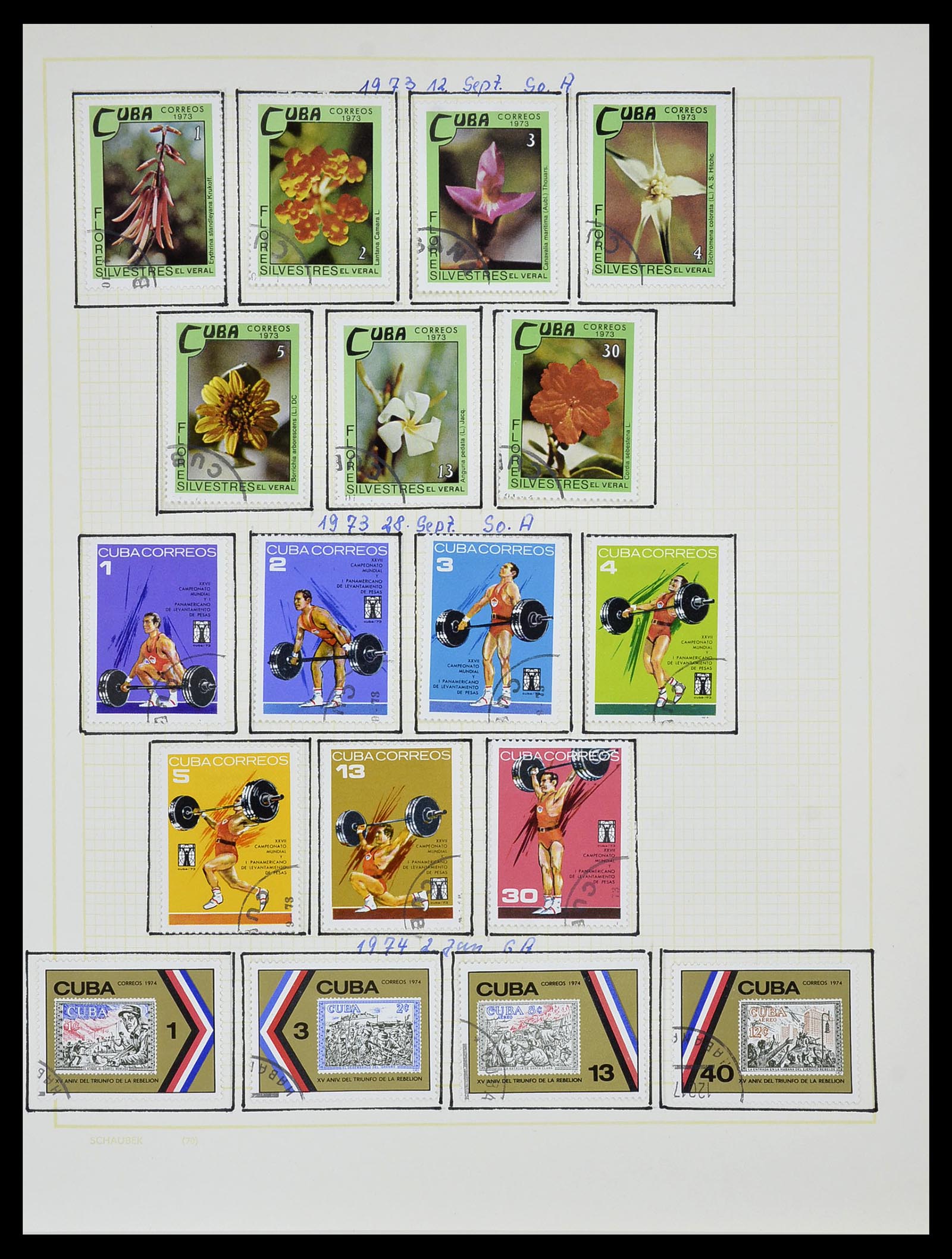 34316 098 - Postzegelverzameling 34316 Cuba 1899-2007.