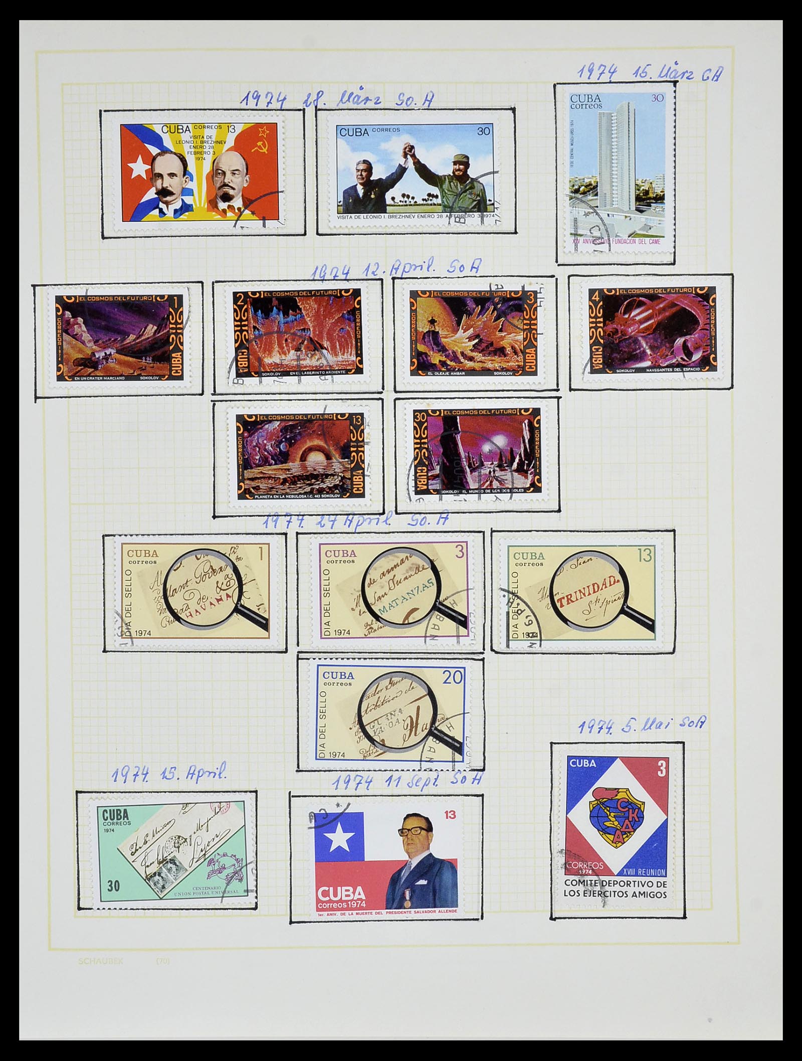 34316 101 - Postzegelverzameling 34316 Cuba 1899-2007.